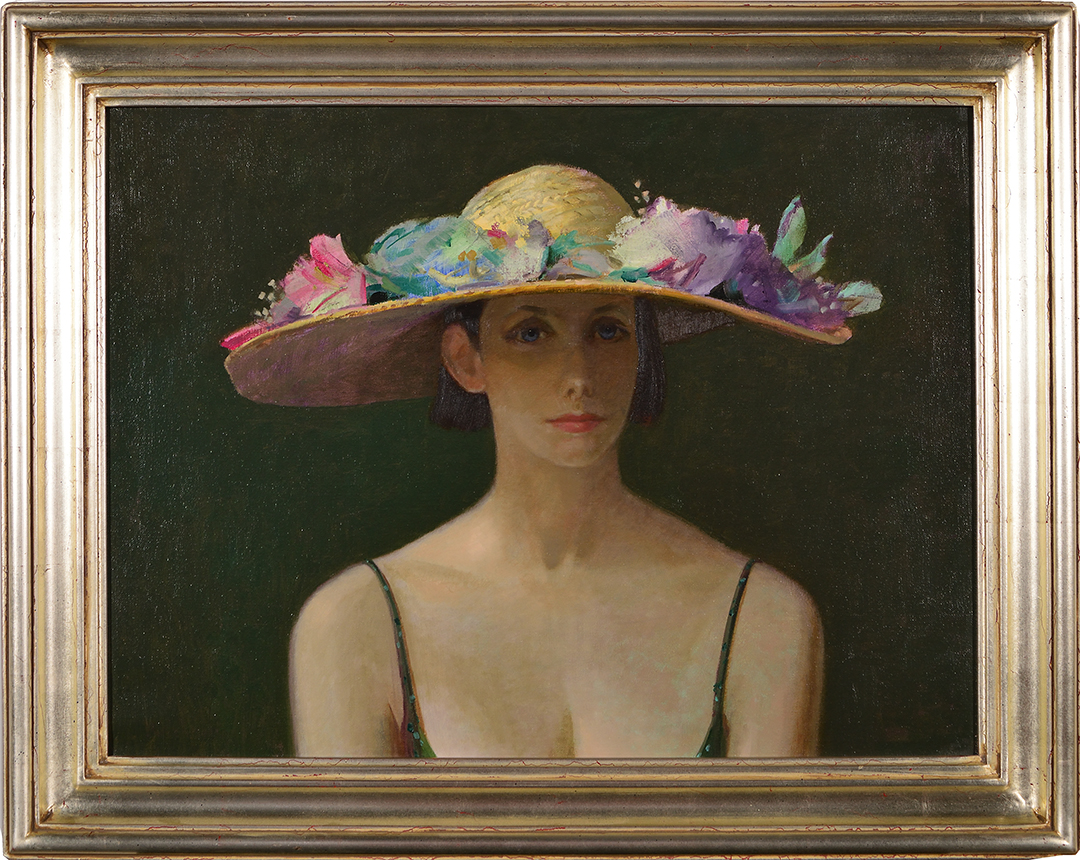 Amelia in Flowered Hat