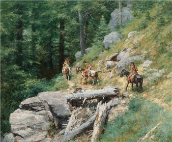 Trail in the Bitterroots - Image 1 of 2