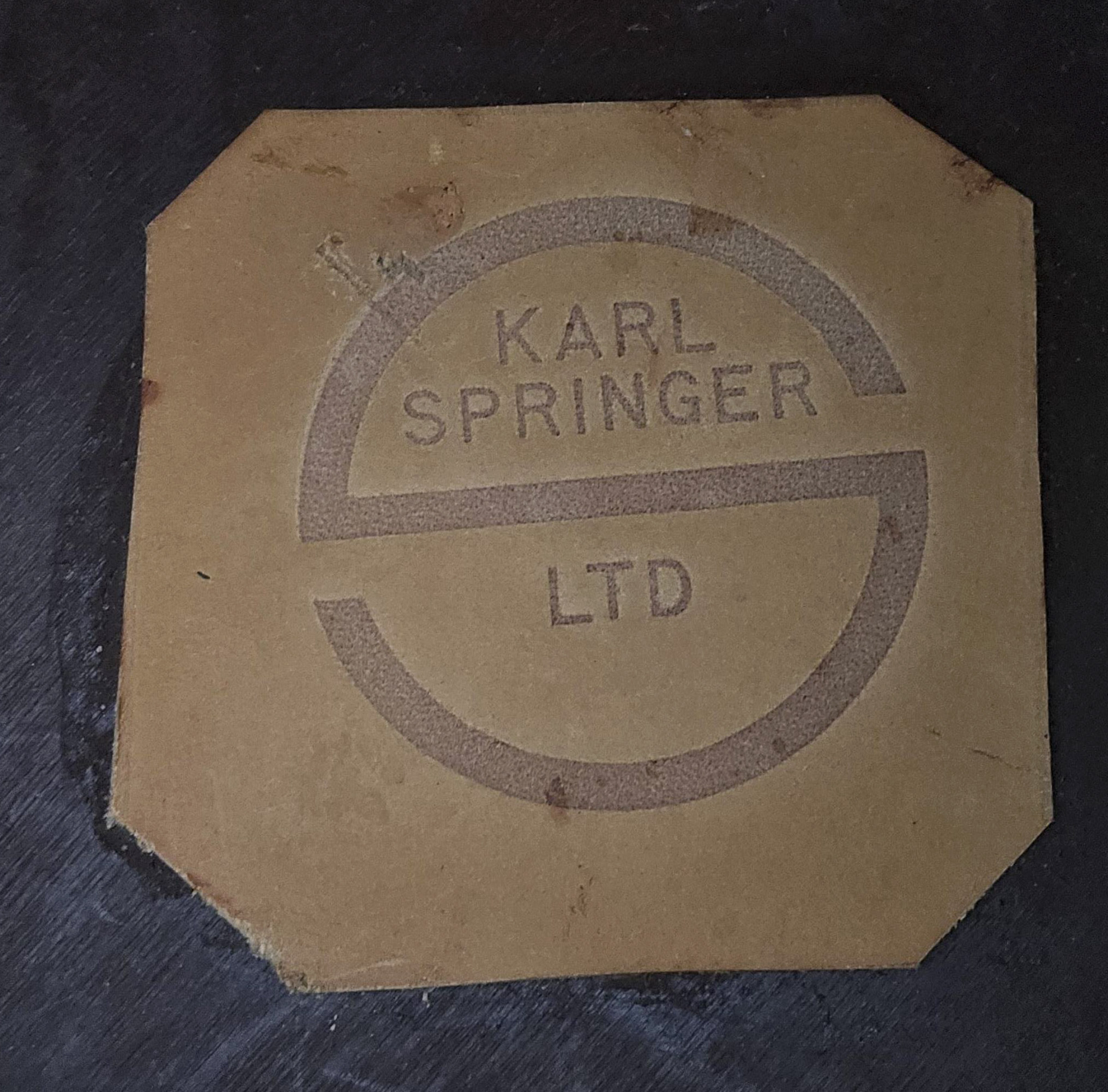Karl Springer Batik African Style Game Table - Image 4 of 4
