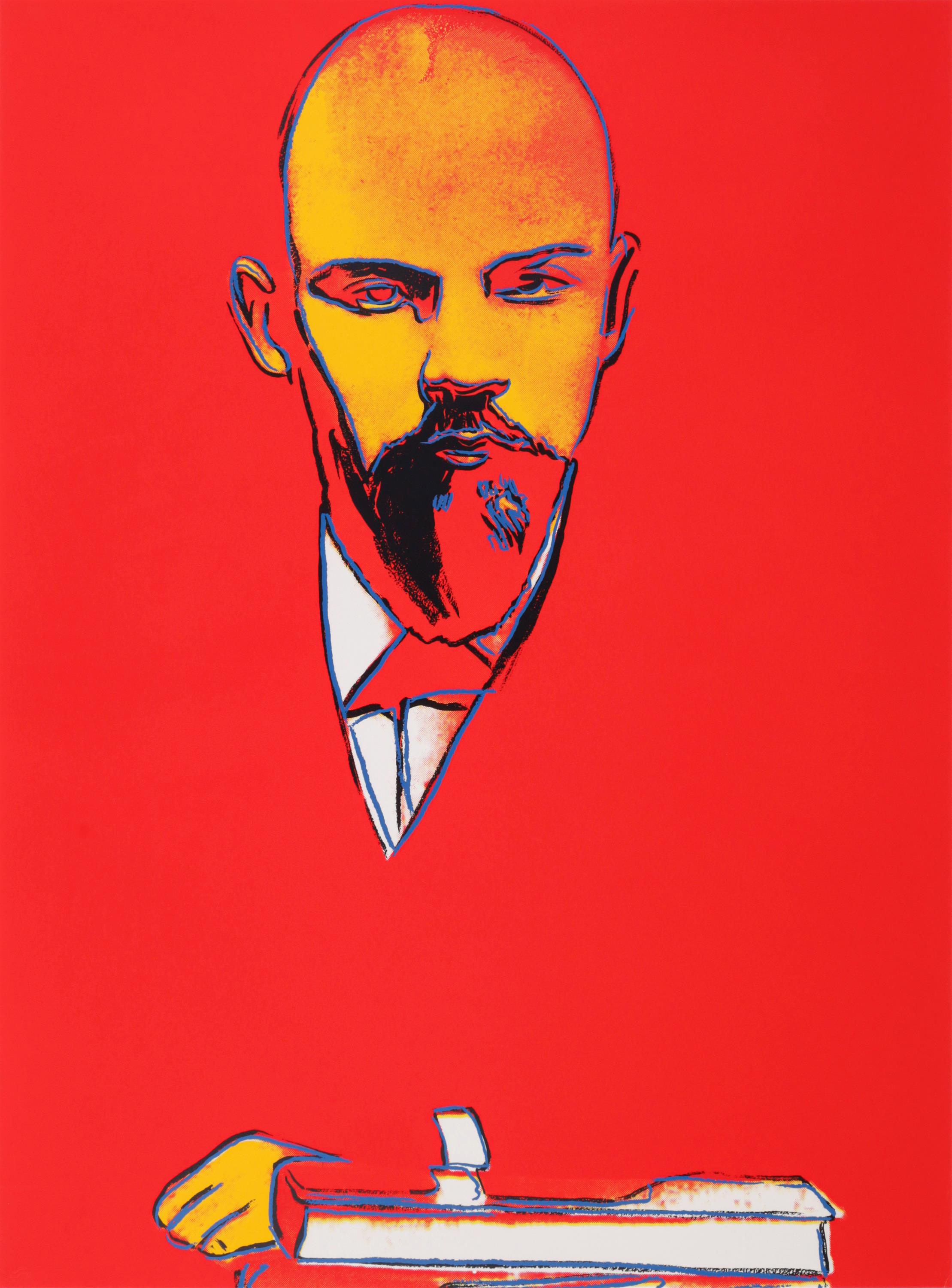 Andy Warhol RED LENIN Screenprint - Image 1 of 4