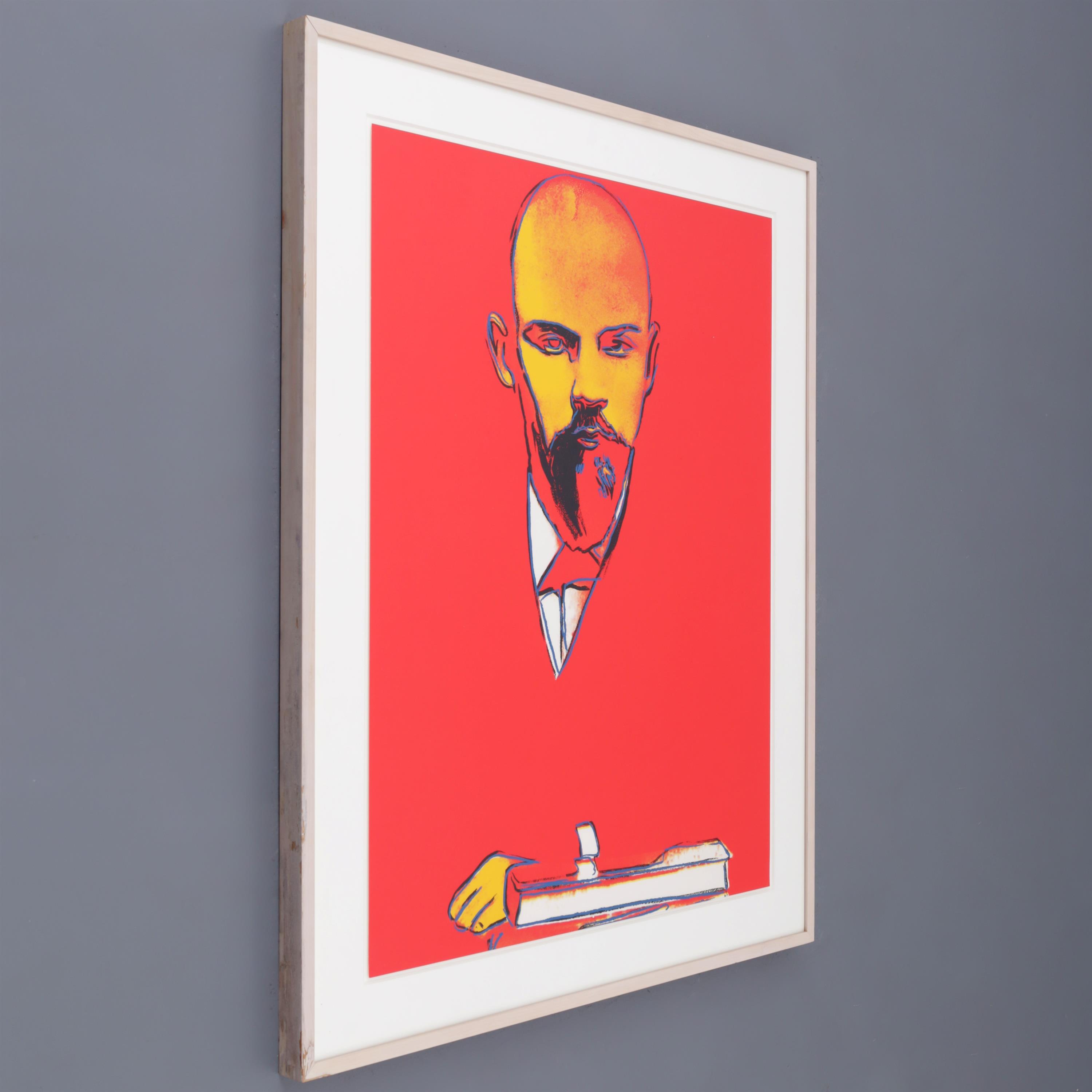 Andy Warhol RED LENIN Screenprint - Image 2 of 4