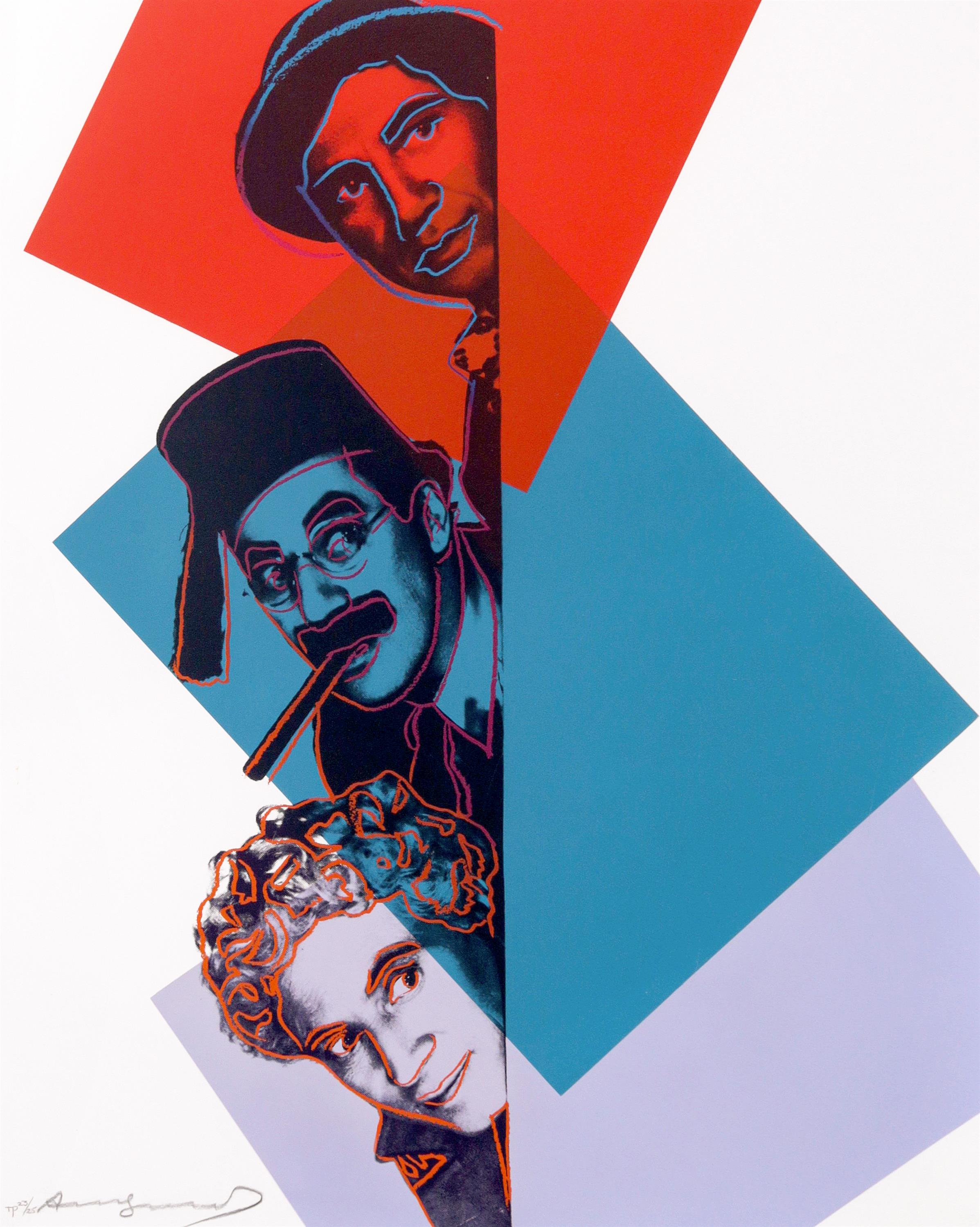 Andy Warhol THE MARX BROTHERS Screenprint - Image 1 of 4
