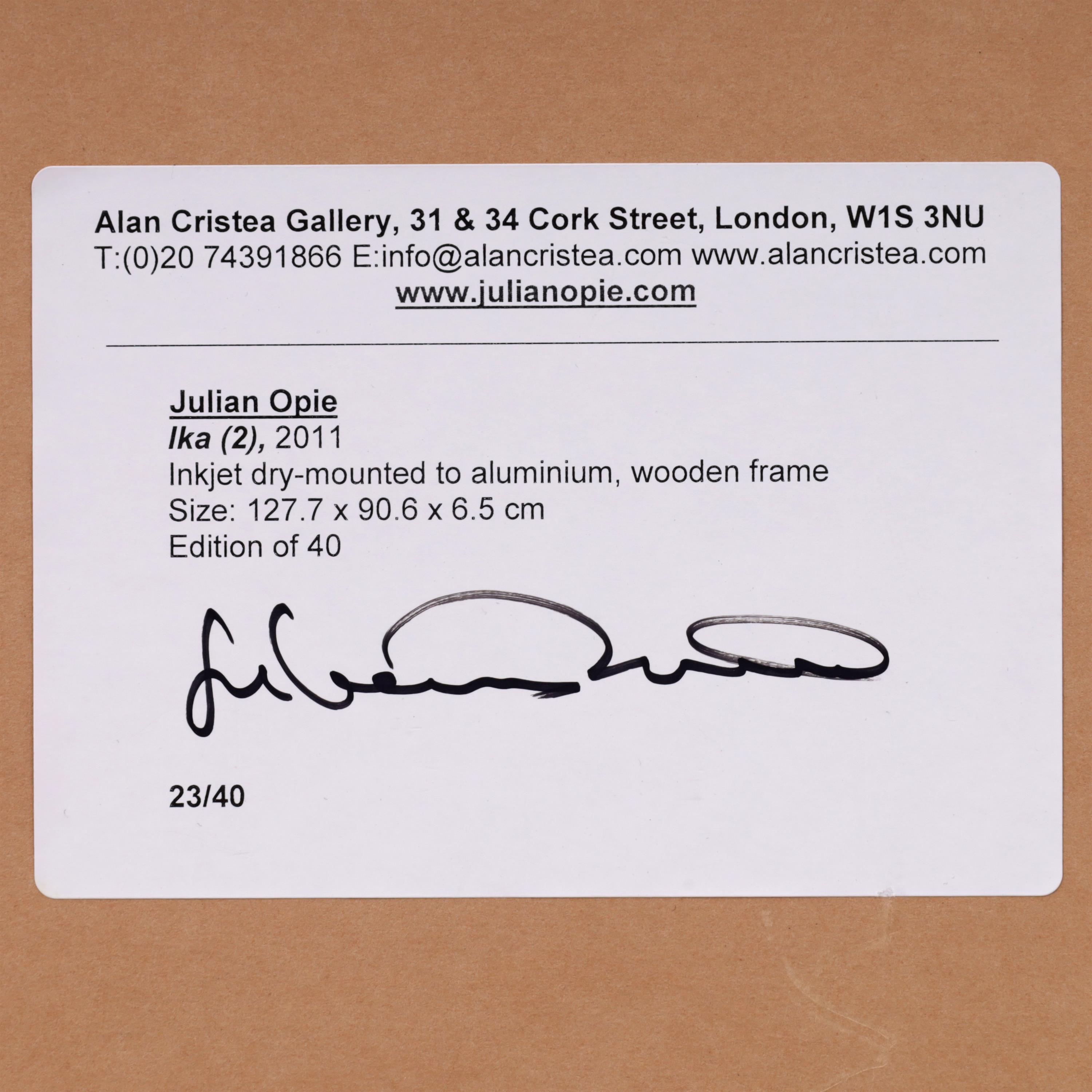 Julian Opie IKA (2) Inkjet Print - Image 3 of 4