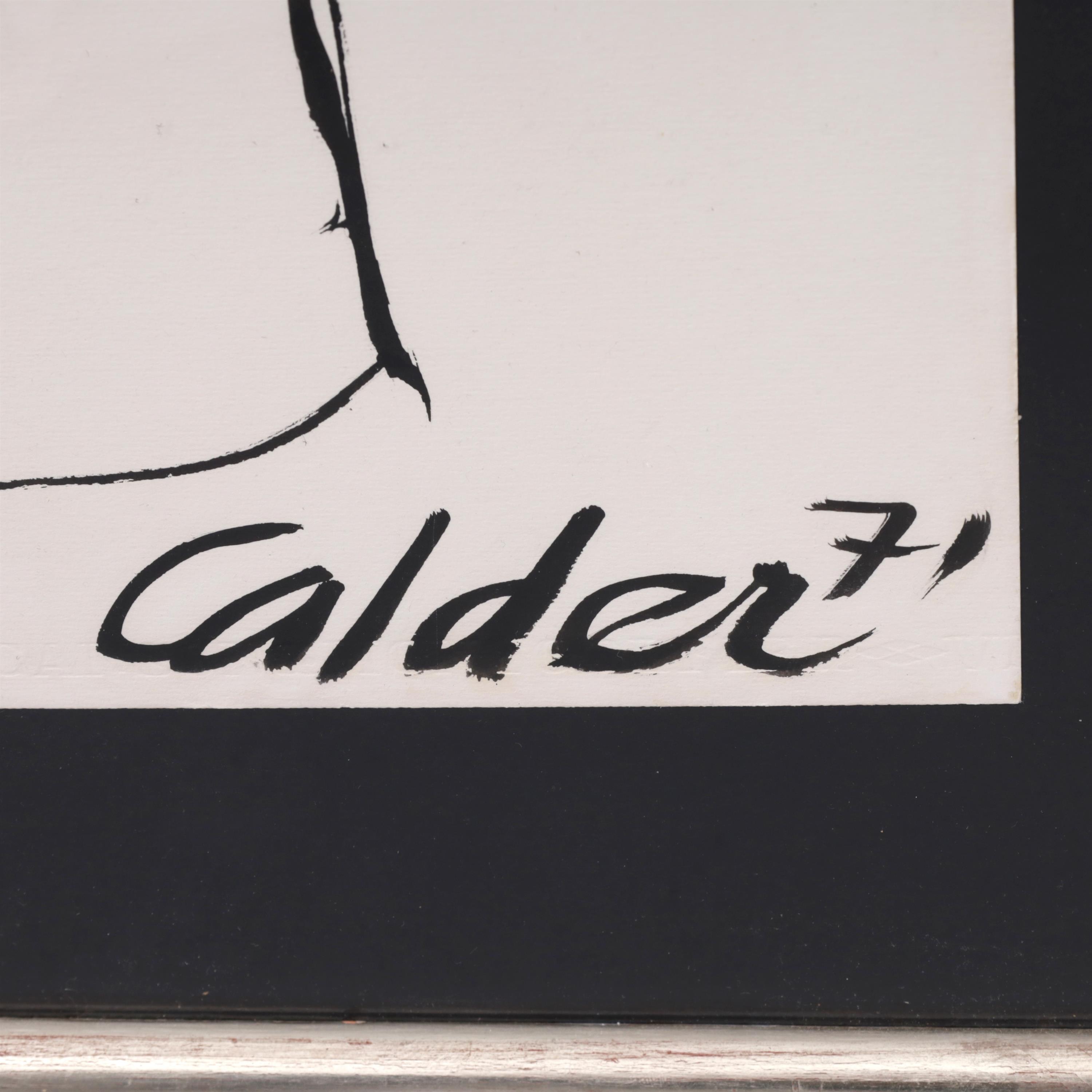 Alexander Calder UNTITLED Drawing - Image 4 of 4