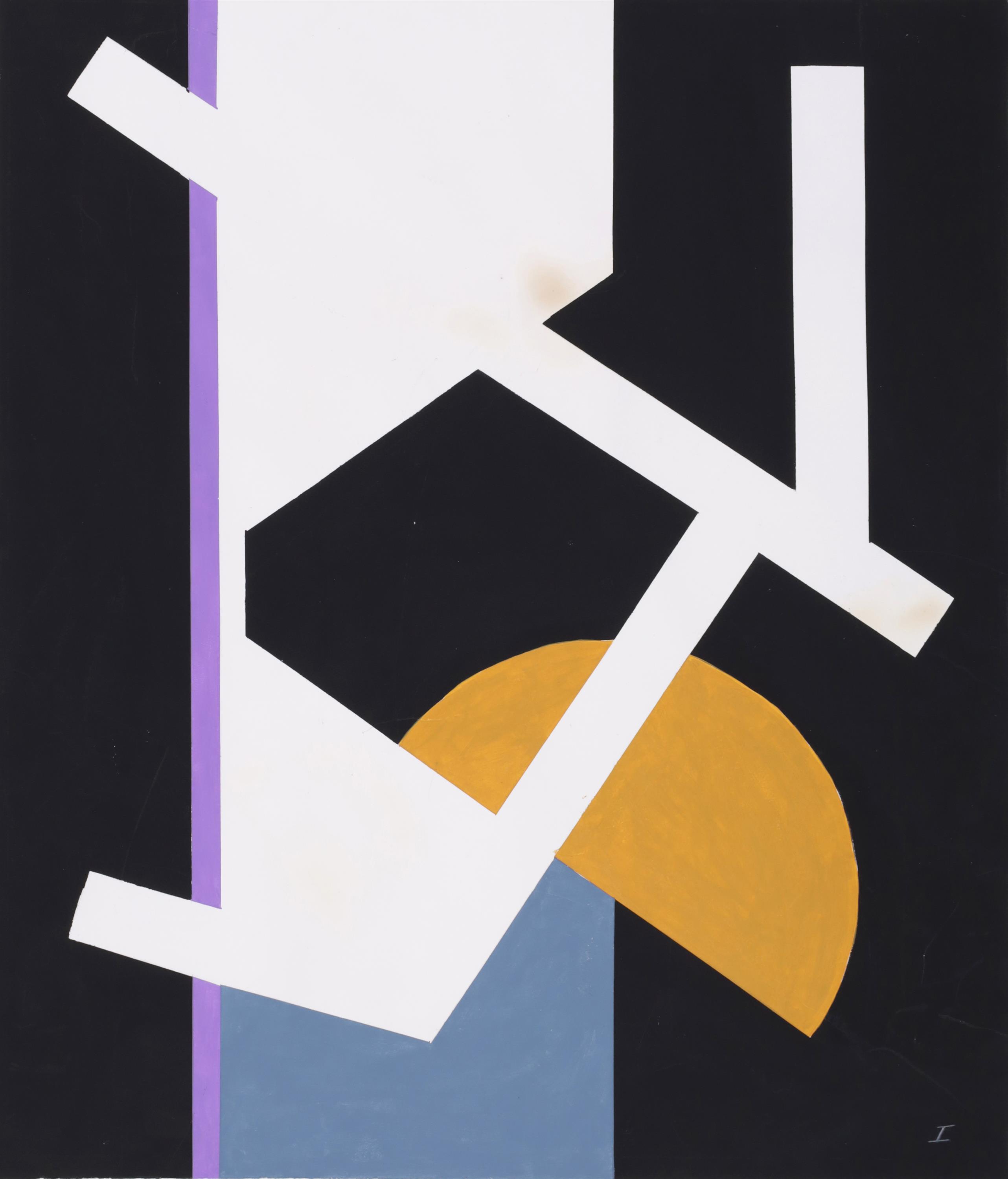 Mateo Manaure UNTITLED Diptych Painting - Image 2 of 4