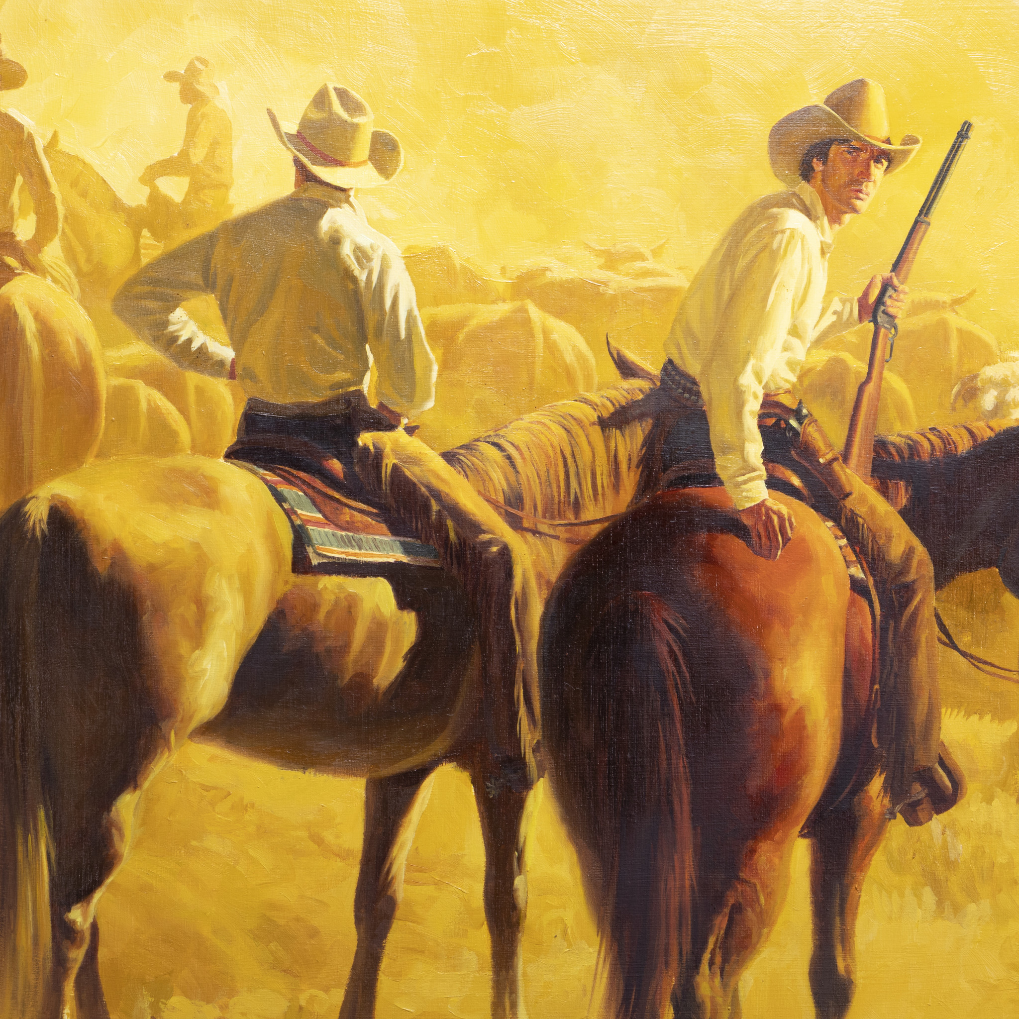 "Roundup Cattle" by John Leone - Image 4 of 4