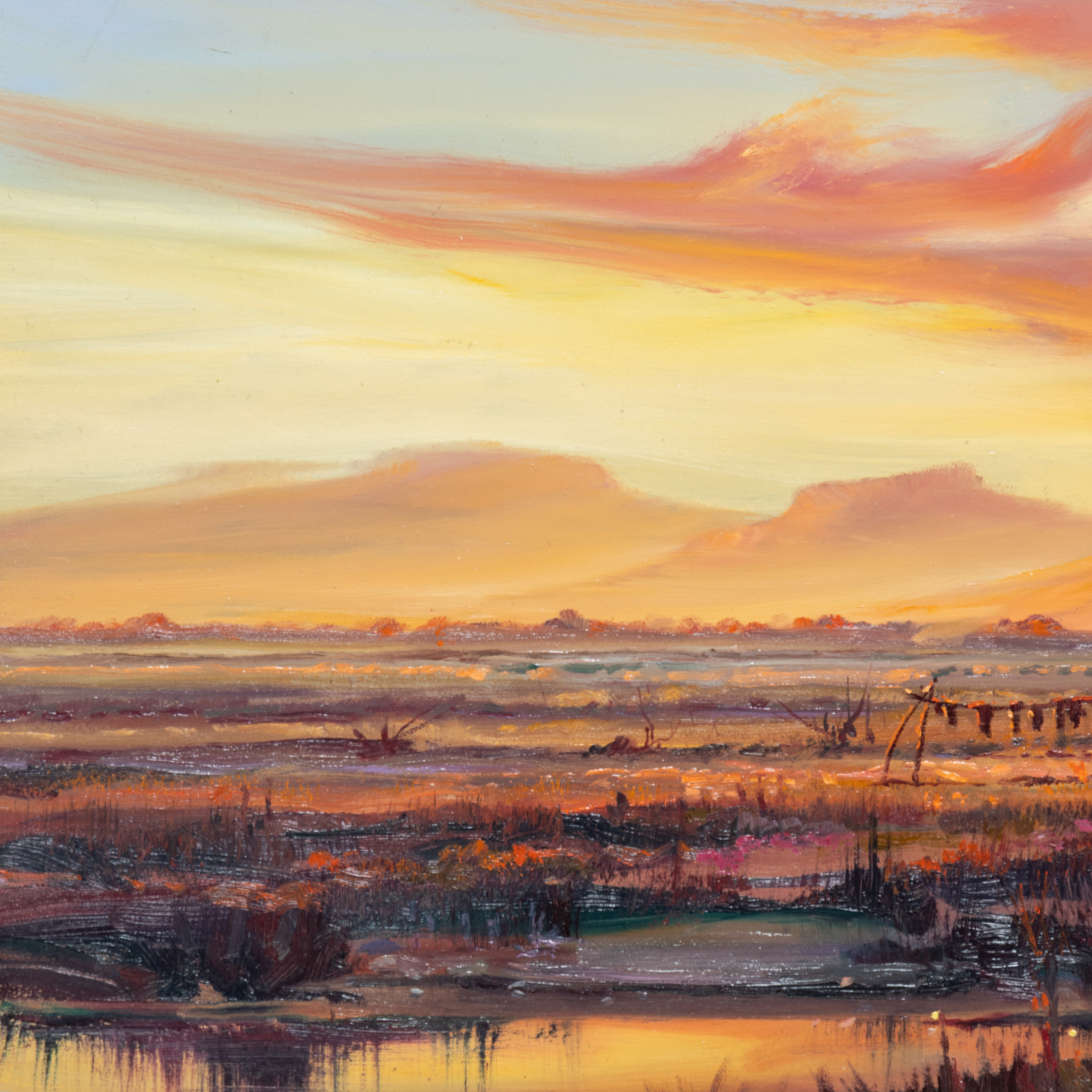 Teepees at Sunset by Hulan Fleming - Image 4 of 4