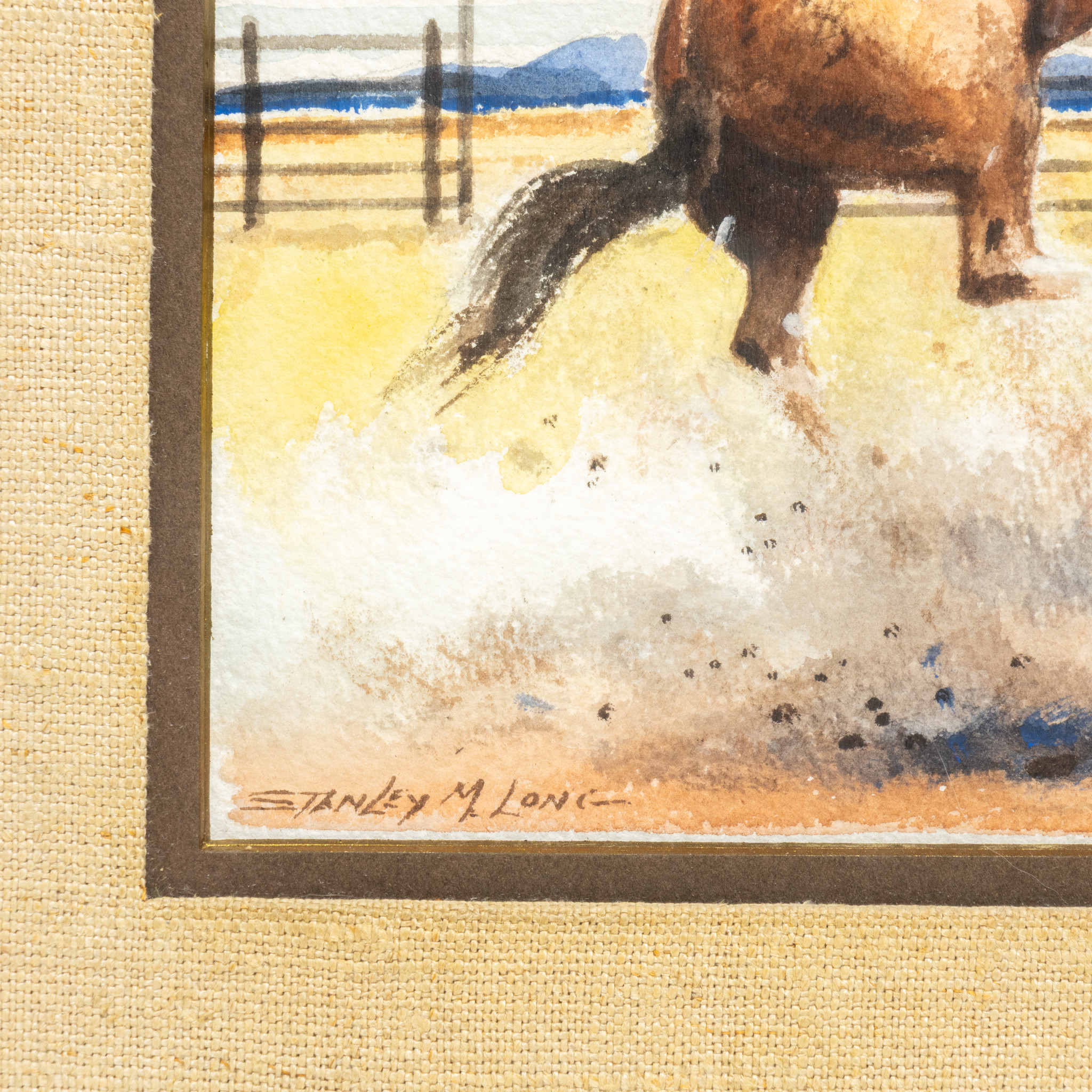 "Bucking Horse" by Stanley Long - Image 4 of 4