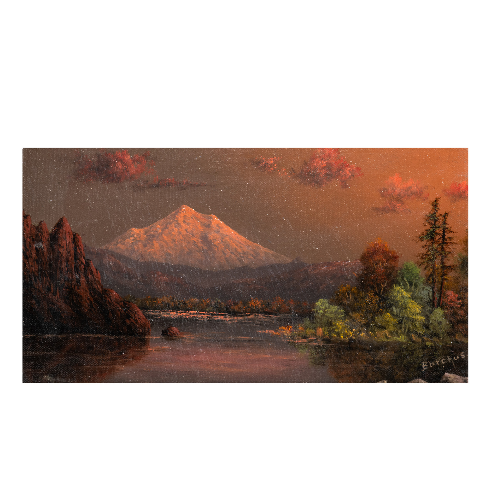 "Mount Hood at Sunset" by Eliza Brachus - Image 1 of 4