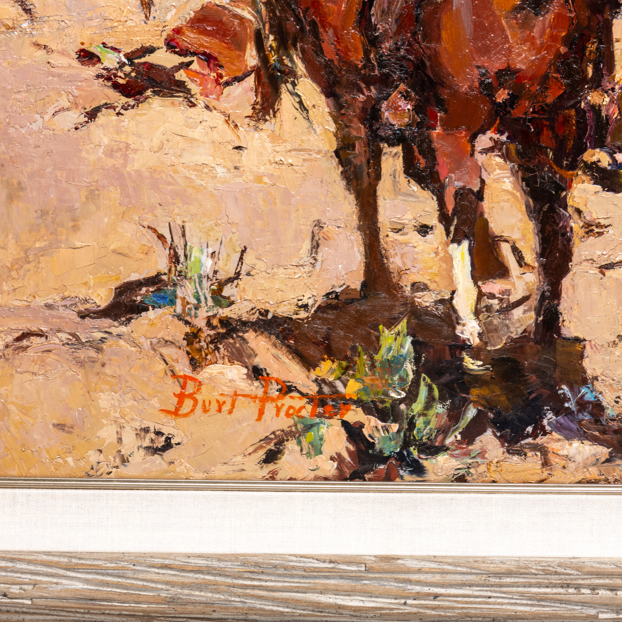 Horseriders in the Desert by Burt Proctor - Image 3 of 4