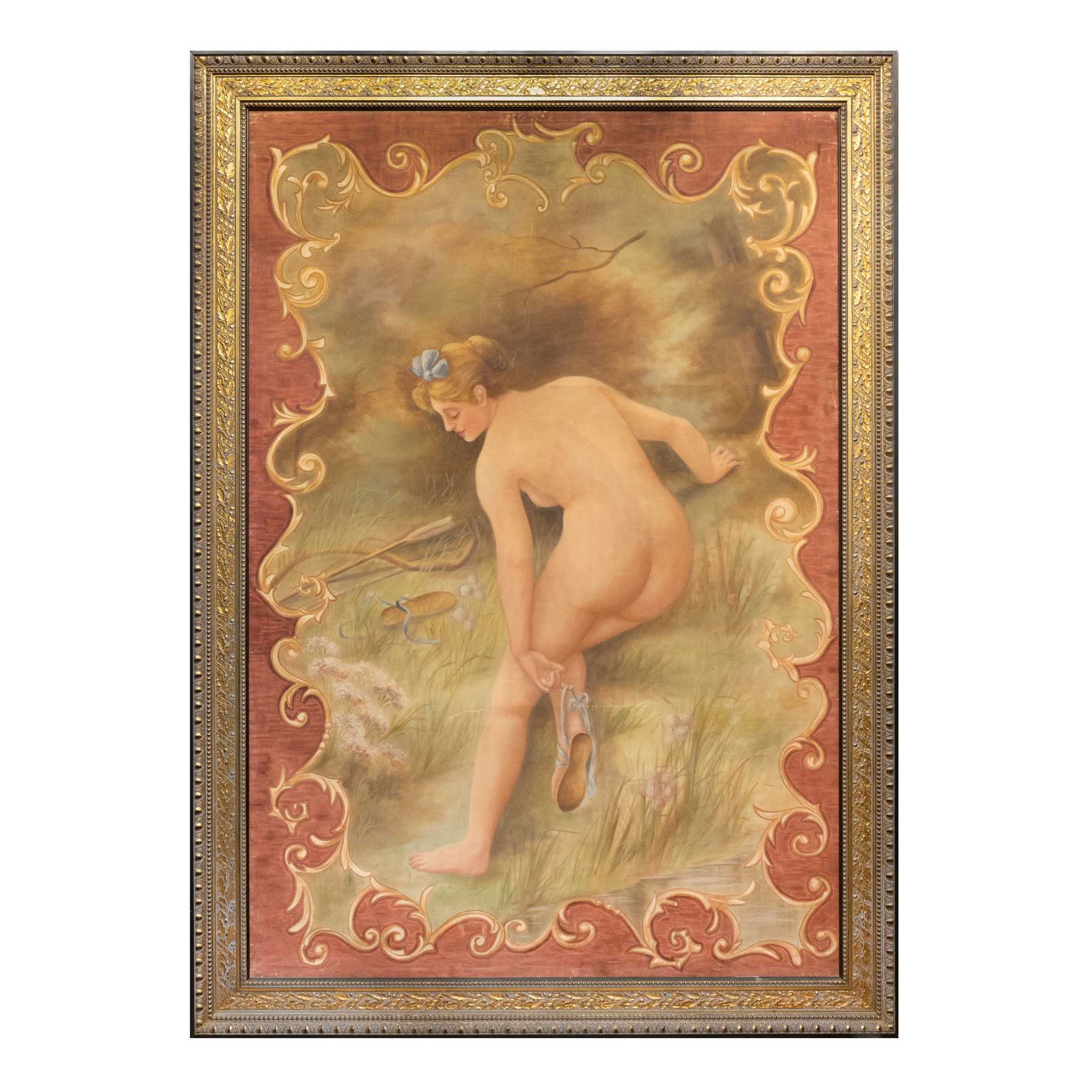 Nevada Saloon Nude Painting - Image 2 of 4