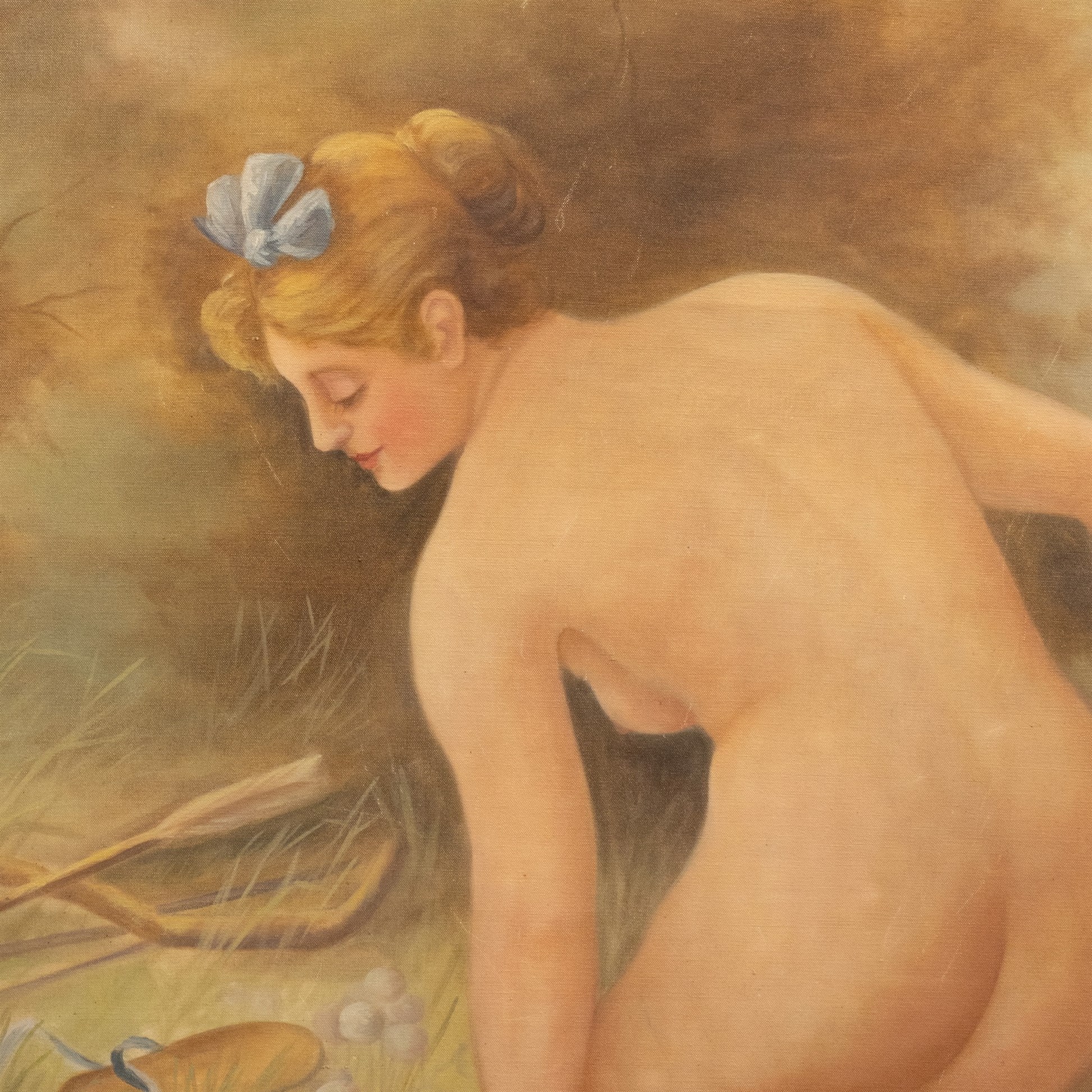 Nevada Saloon Nude Painting - Image 3 of 4