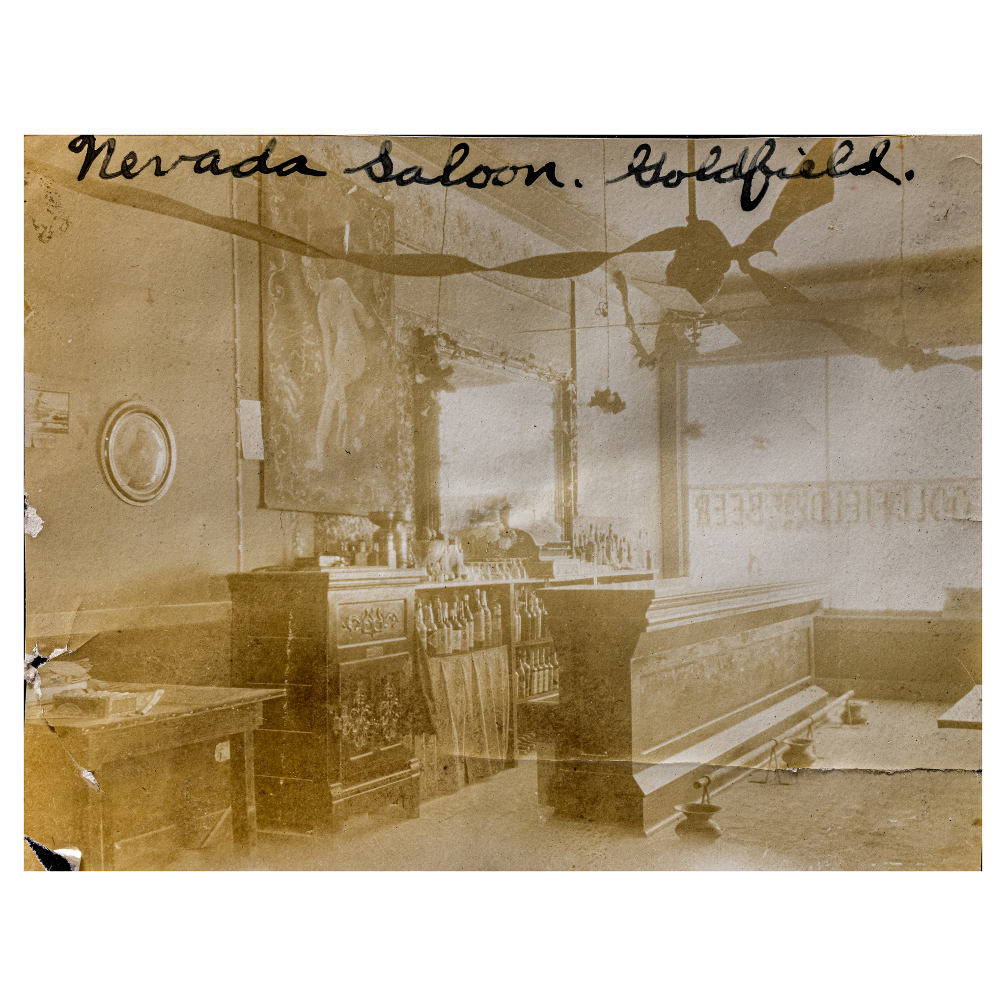 Nevada Saloon Nude Painting - Image 4 of 4