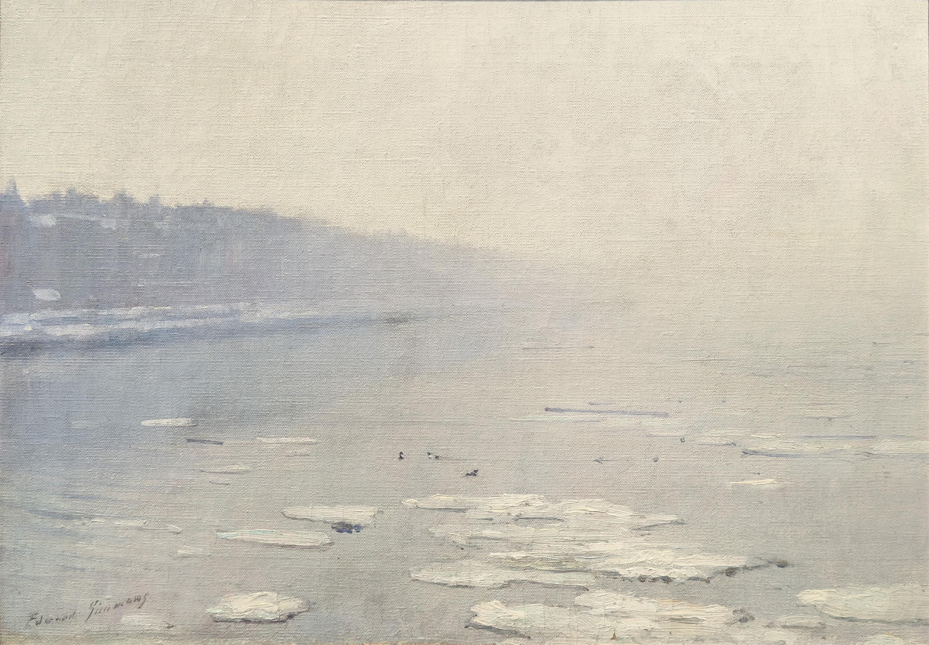 Foggy Day (Possibly Charles River, Boston) - Image 1 of 2