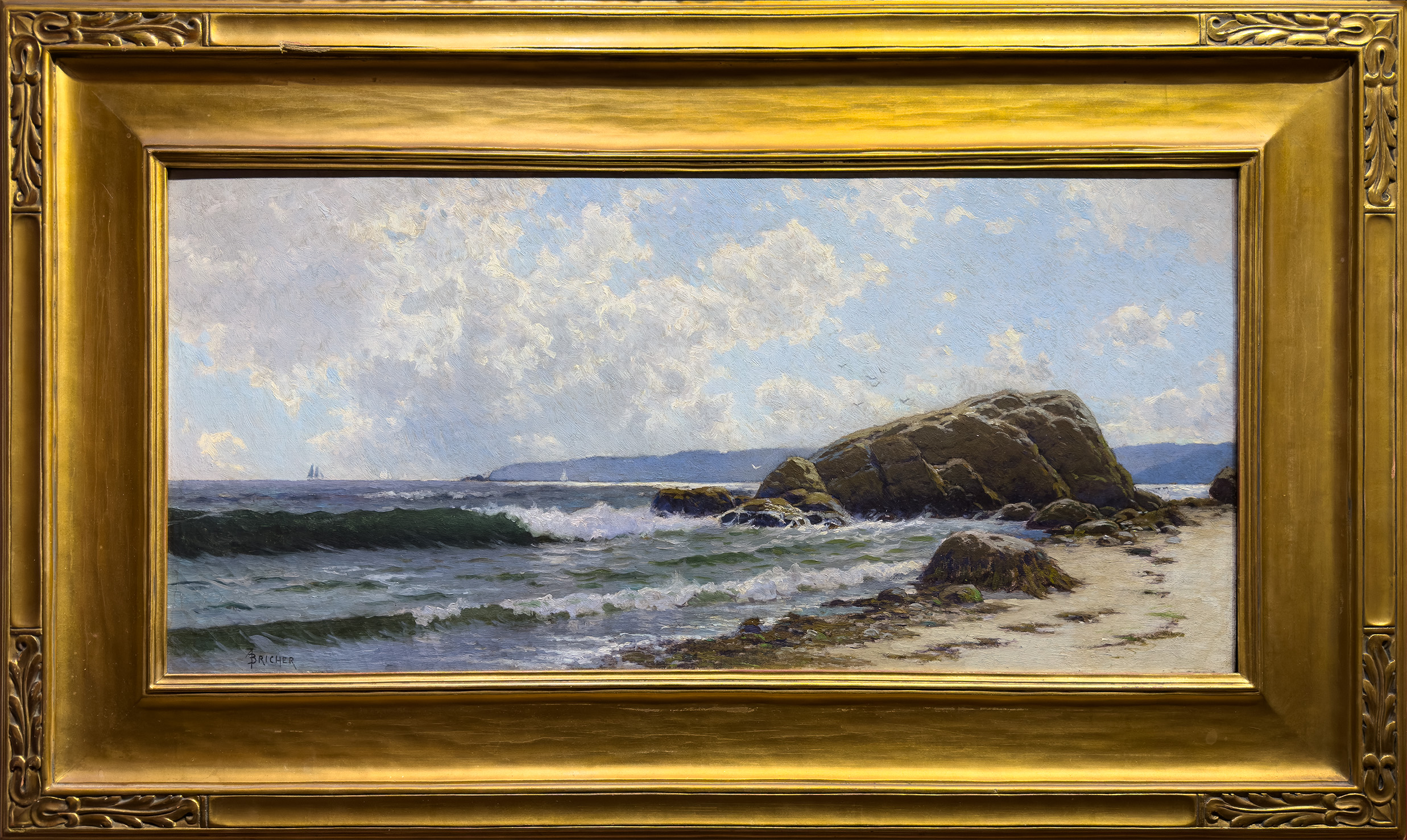 New England Coastal Scene - Image 2 of 2