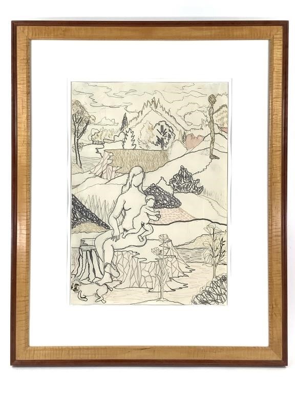 Untitled (Figures in Landscape)