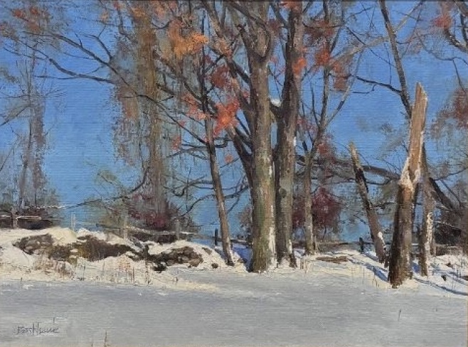 Red Oaks on a Sunny Winter Day - Image 1 of 2