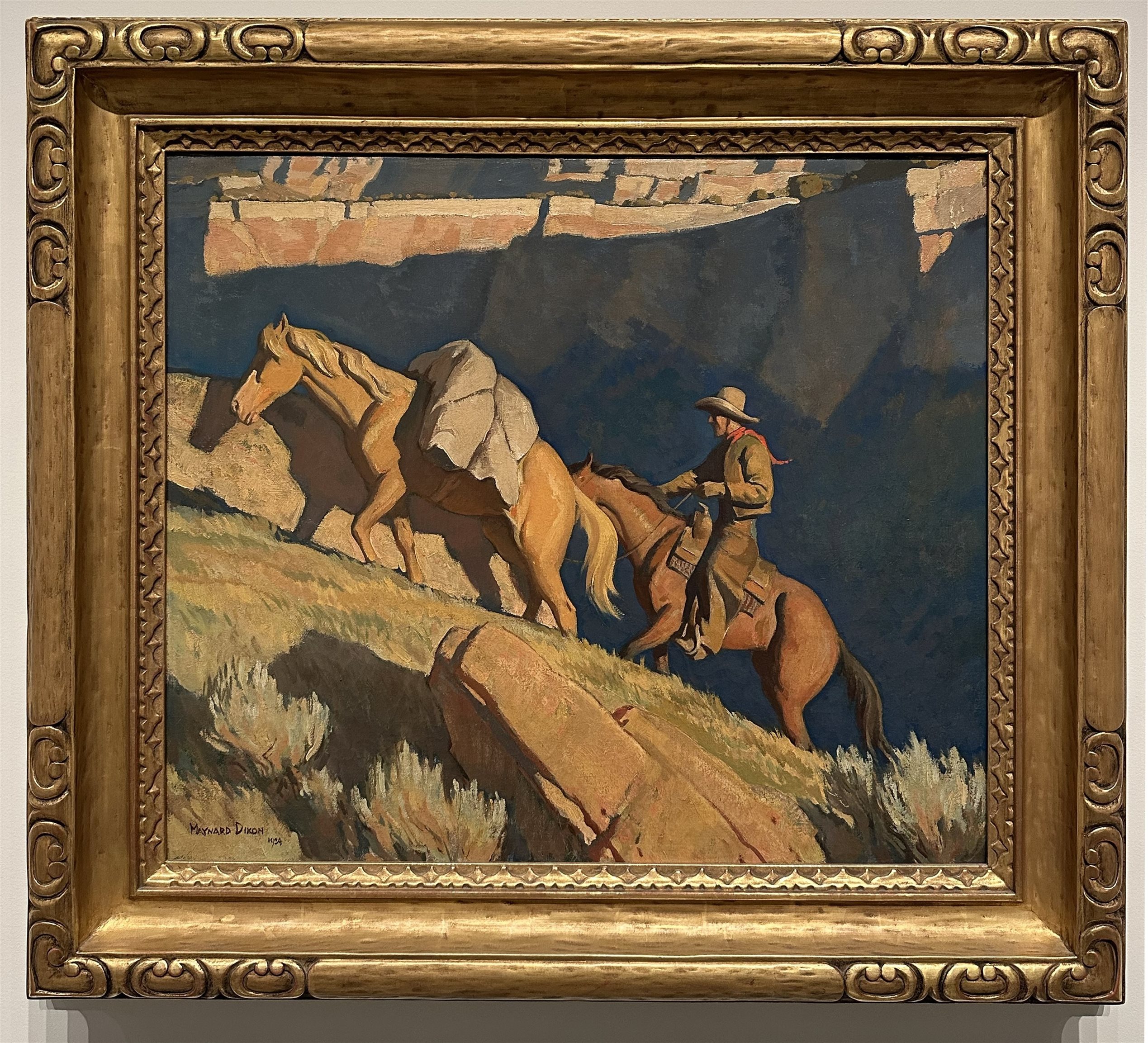 Cowboy and Packhorse - Image 1 of 2