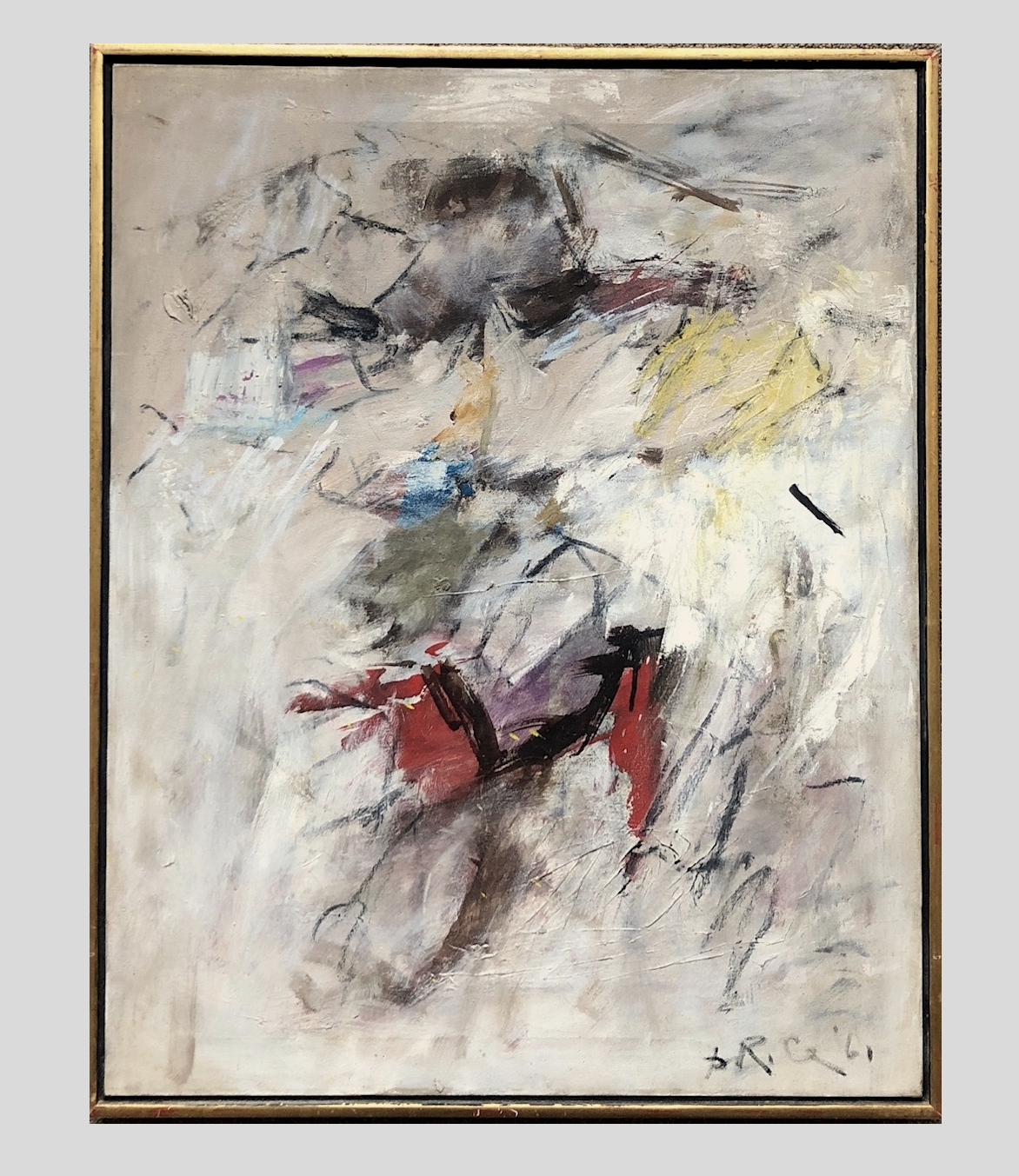 Dan Rice, Untitled 1961, Oil on canvas.