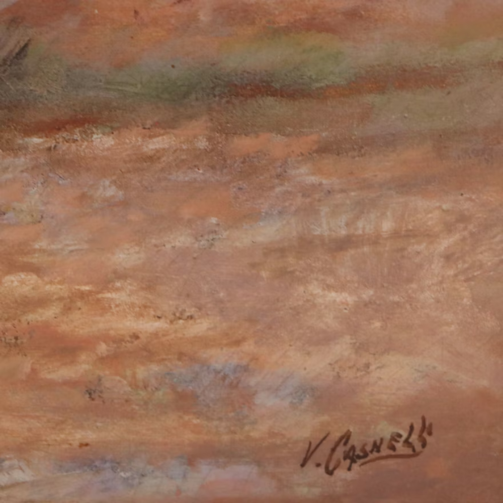 North African encampment with figures and camels - Image 3 of 4