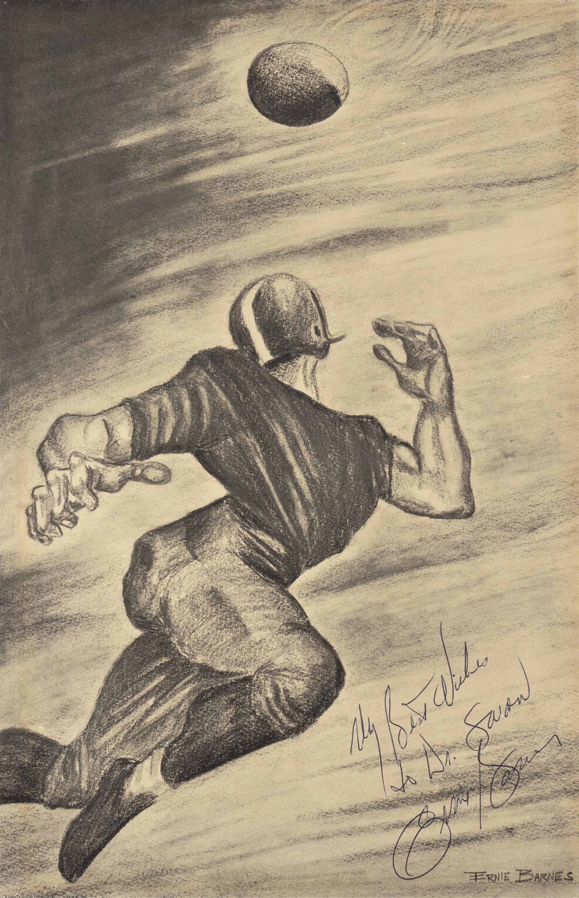 A Portfolio of Football Art by Ernie Barnes  - Image 4 of 4