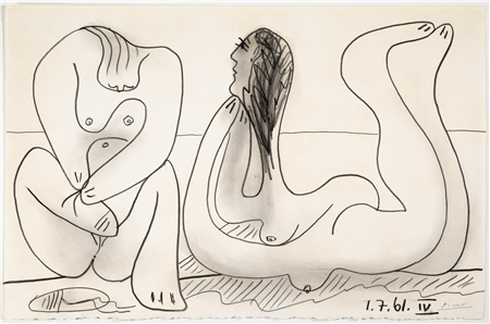 Pablo Picasso,
Les déjeuners IV (d'après Manet), 1961,
Sold 2025: $184,500
