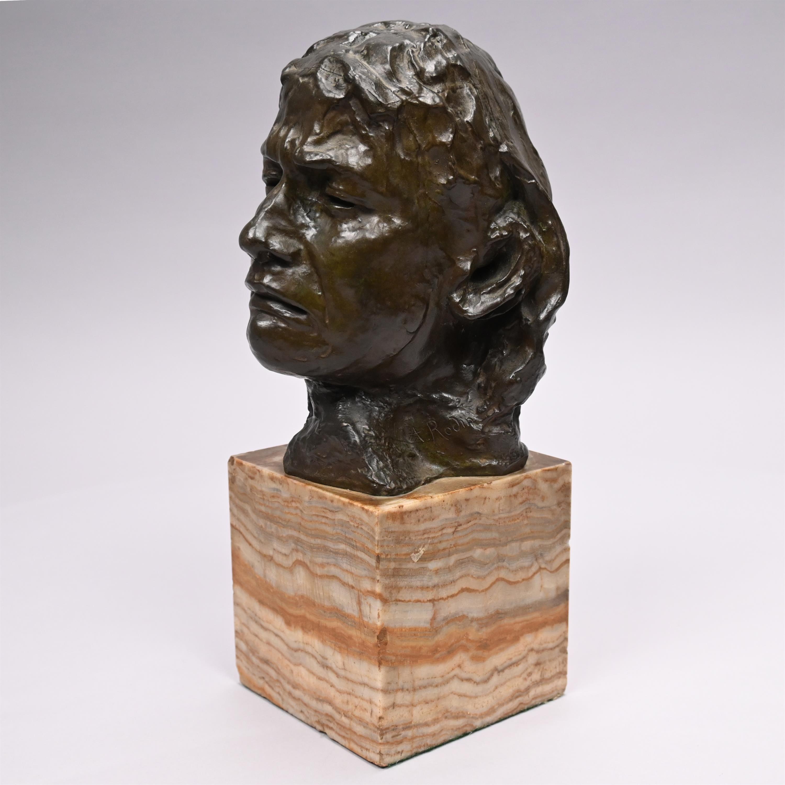 Auguste Rodin - "Tête de la Pleureuse" - Image 2 of 4