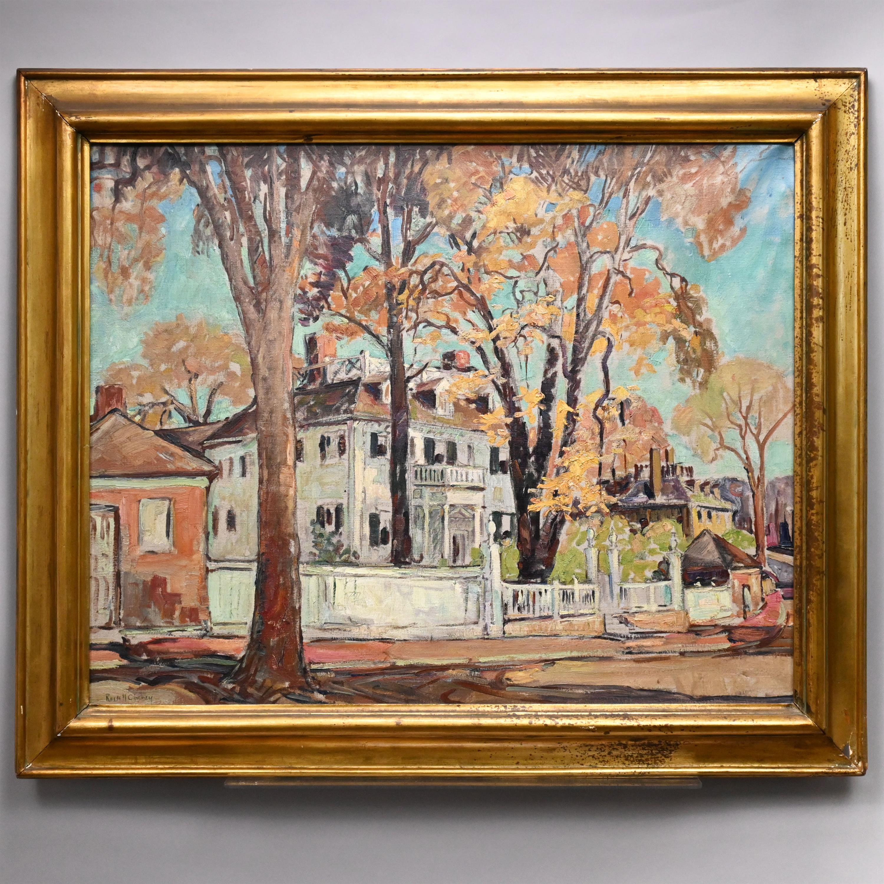 Russell Cheney - "Langdon House/Portsmouth, N.H." - Image 1 of 4