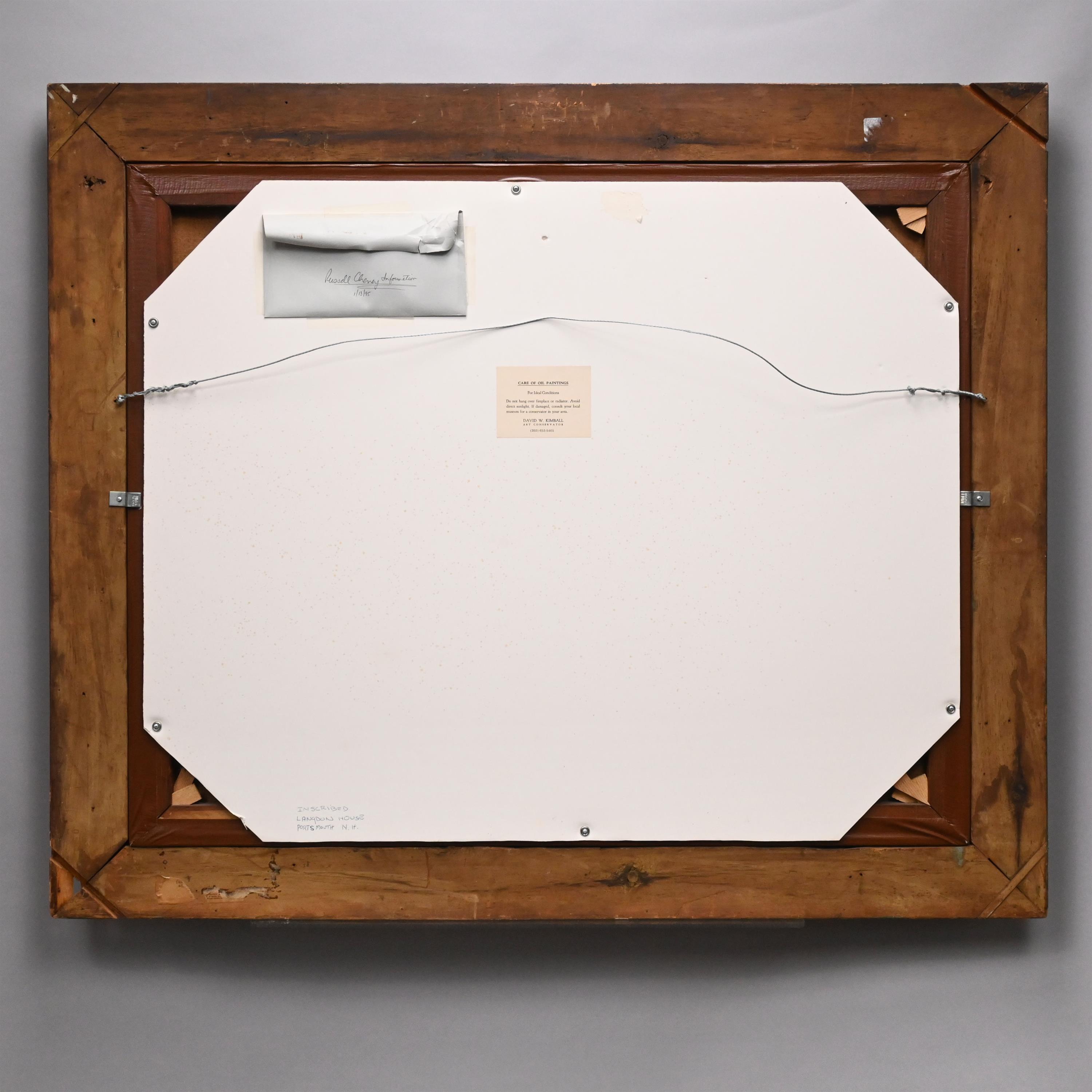 Russell Cheney - "Langdon House/Portsmouth, N.H." - Image 4 of 4