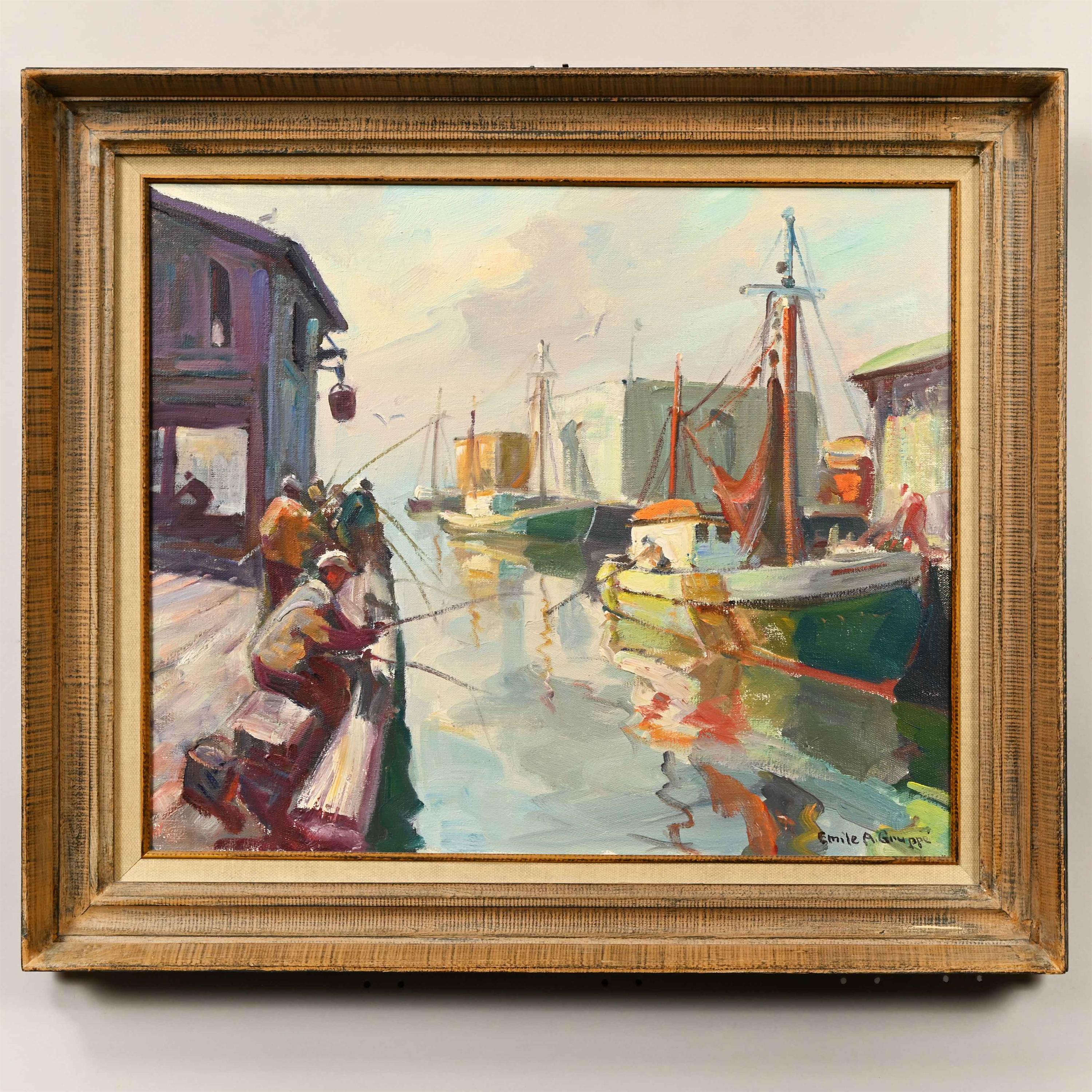 Emile A. Gruppe - "Smelt Fishermen" - Image 1 of 3