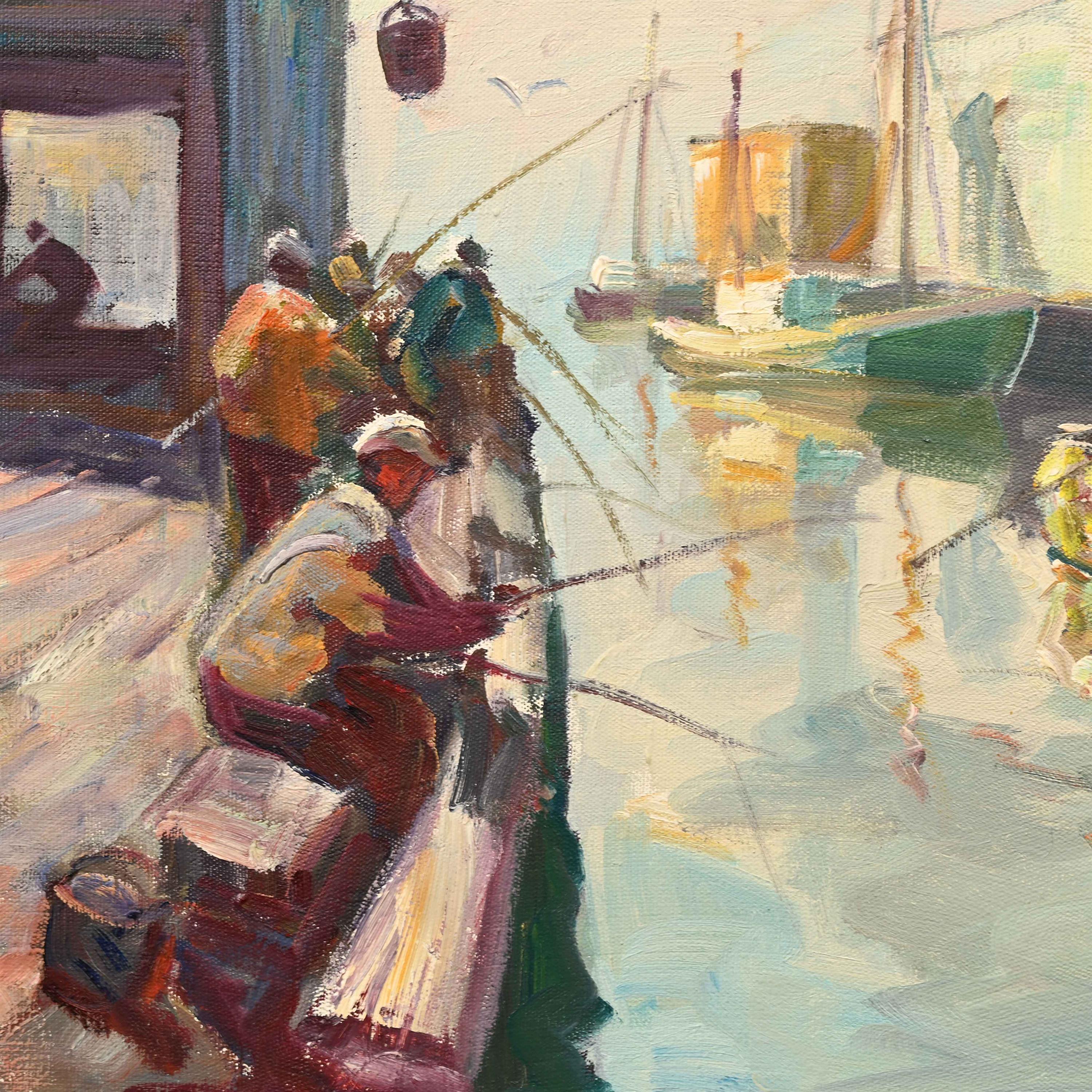 Emile A. Gruppe - "Smelt Fishermen" - Image 2 of 3