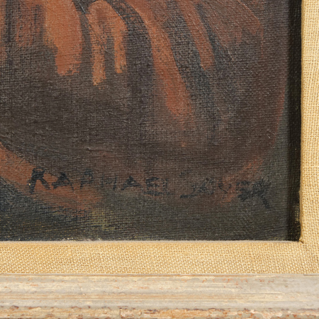 Portrait of a seated woman with clasped hands - Image 3 of 4