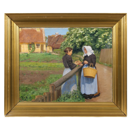 The Conversation (samtale ved et bondehus) - Image 2 of 4