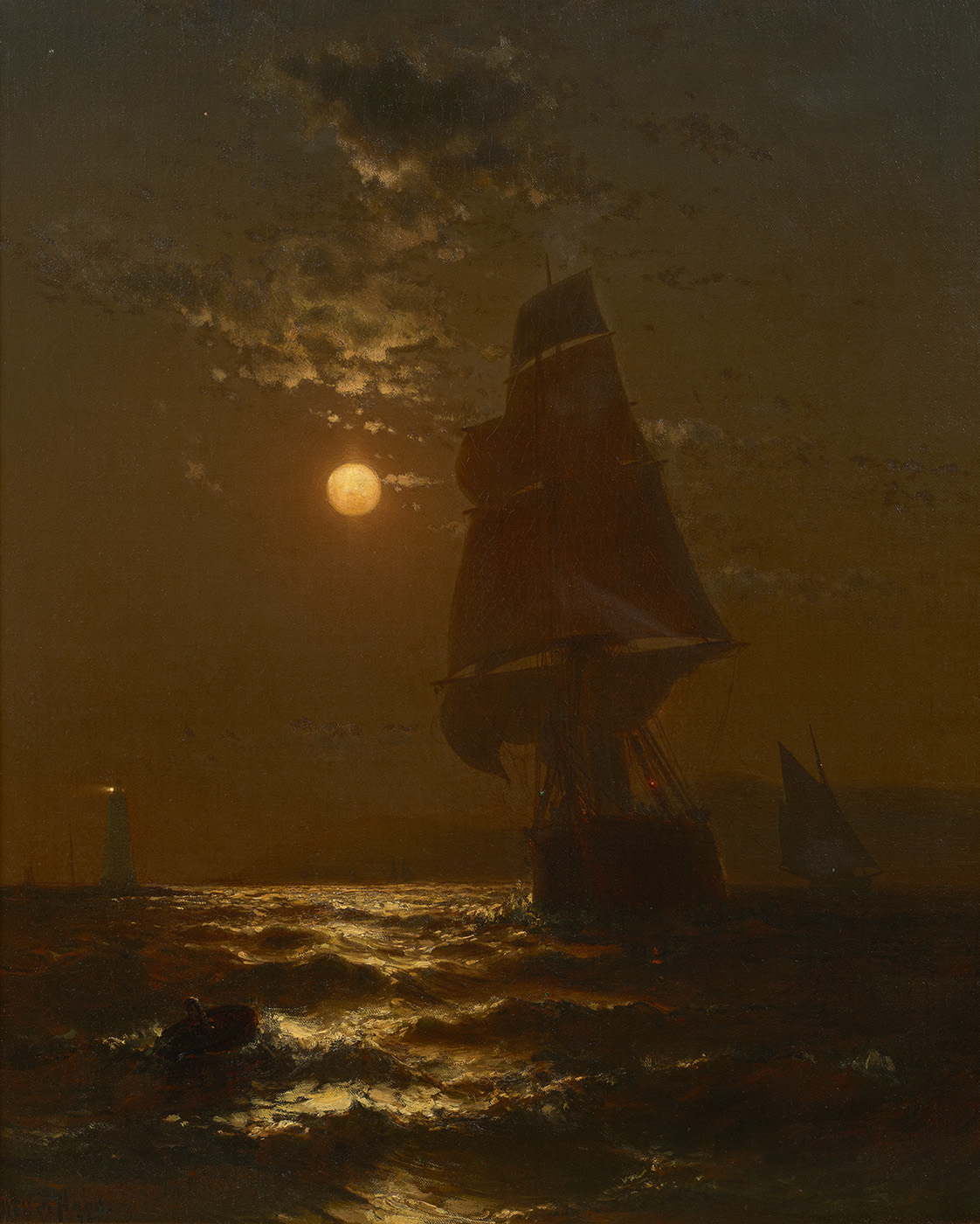 Ships by Moonlight, 1878