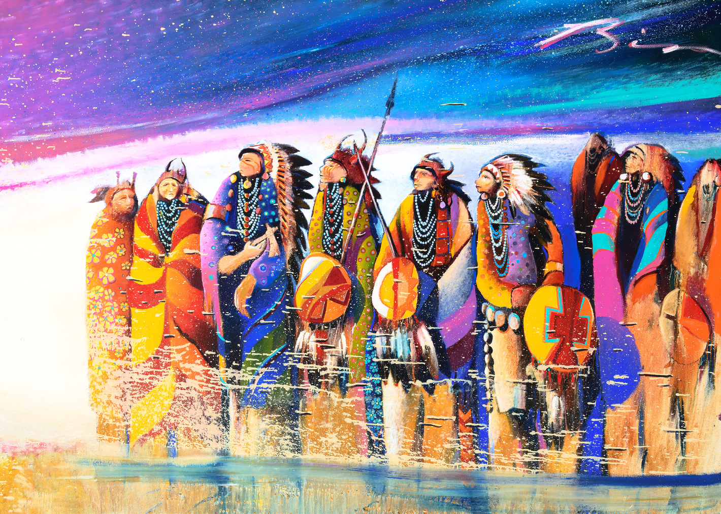 A Cold Wind on the Rainbow People - Image 1 of 2
