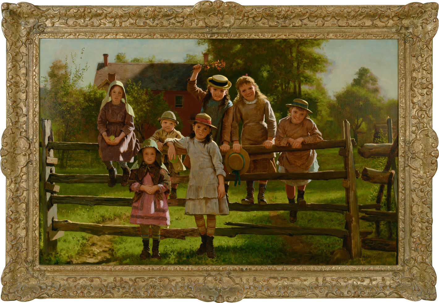 Watching the Train (1881) - Image 2 of 2