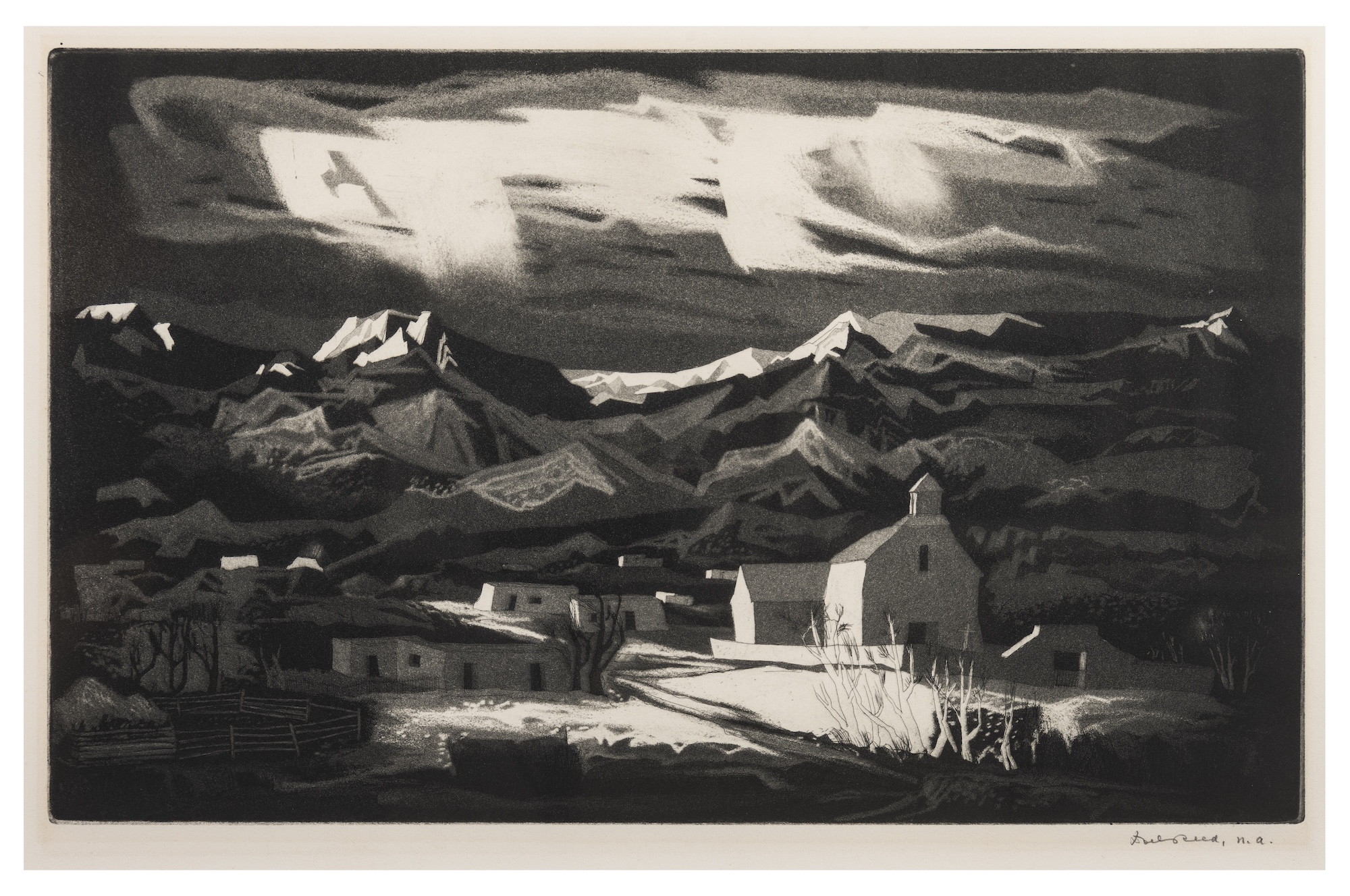 Picuris Pueblo, Winter - Image 1 of 2