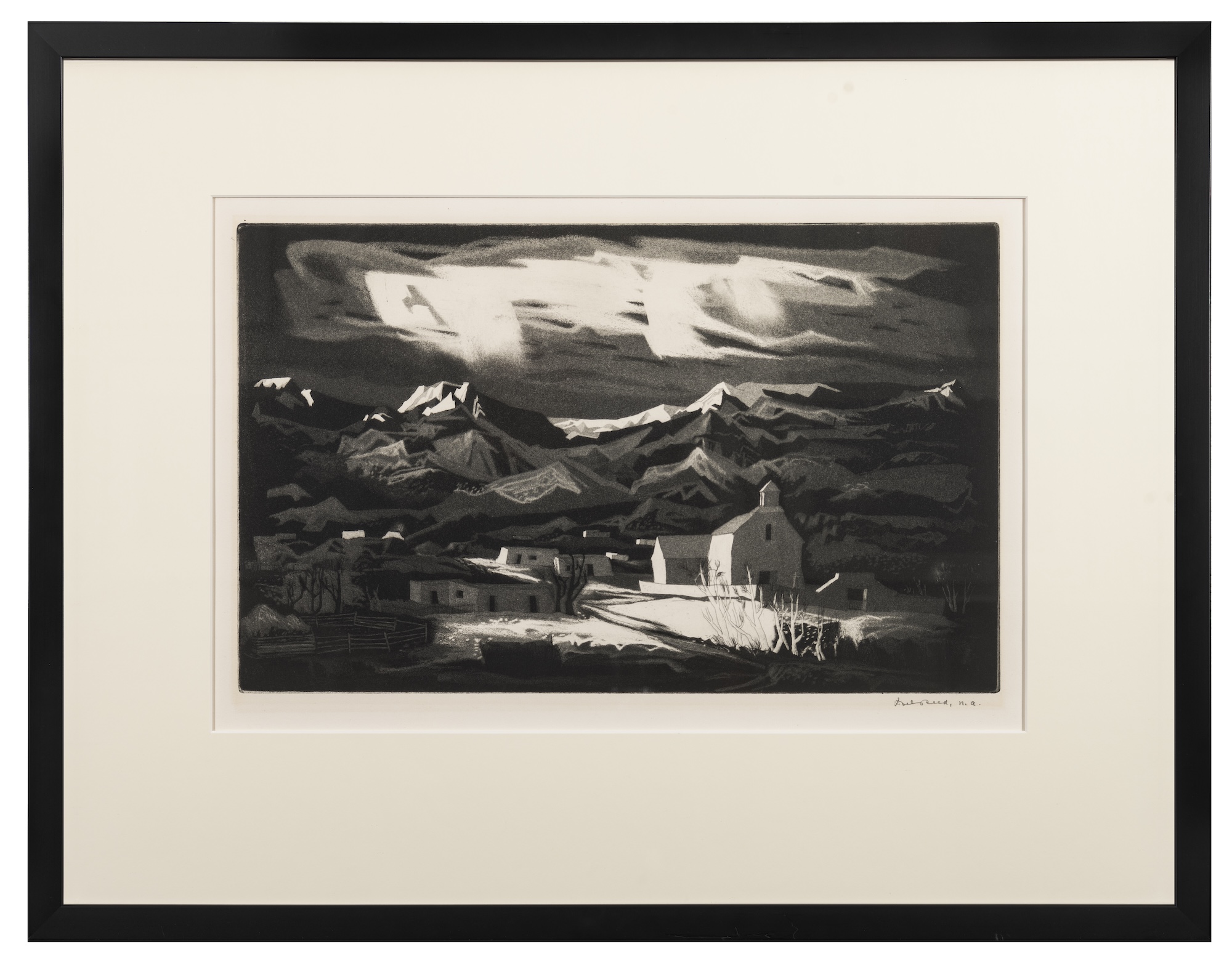 Picuris Pueblo, Winter - Image 2 of 2