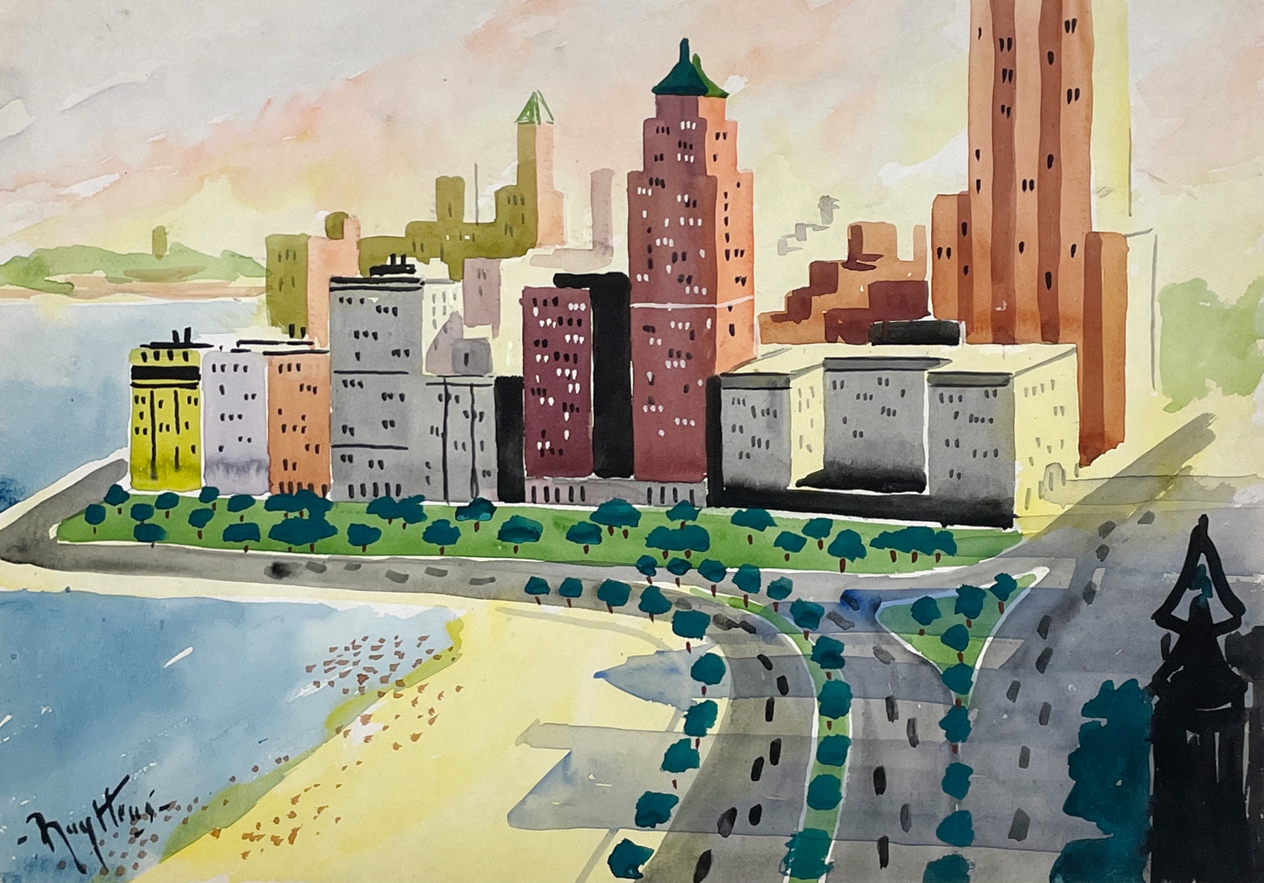 Untitled (Lake Shore Drive, Chicago) - Image 1 of 2