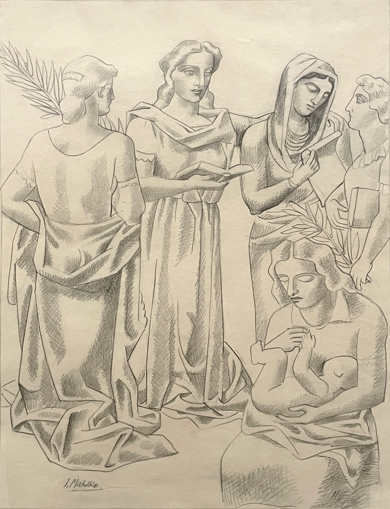 Study for ‘Justice’ - Image 1 of 2