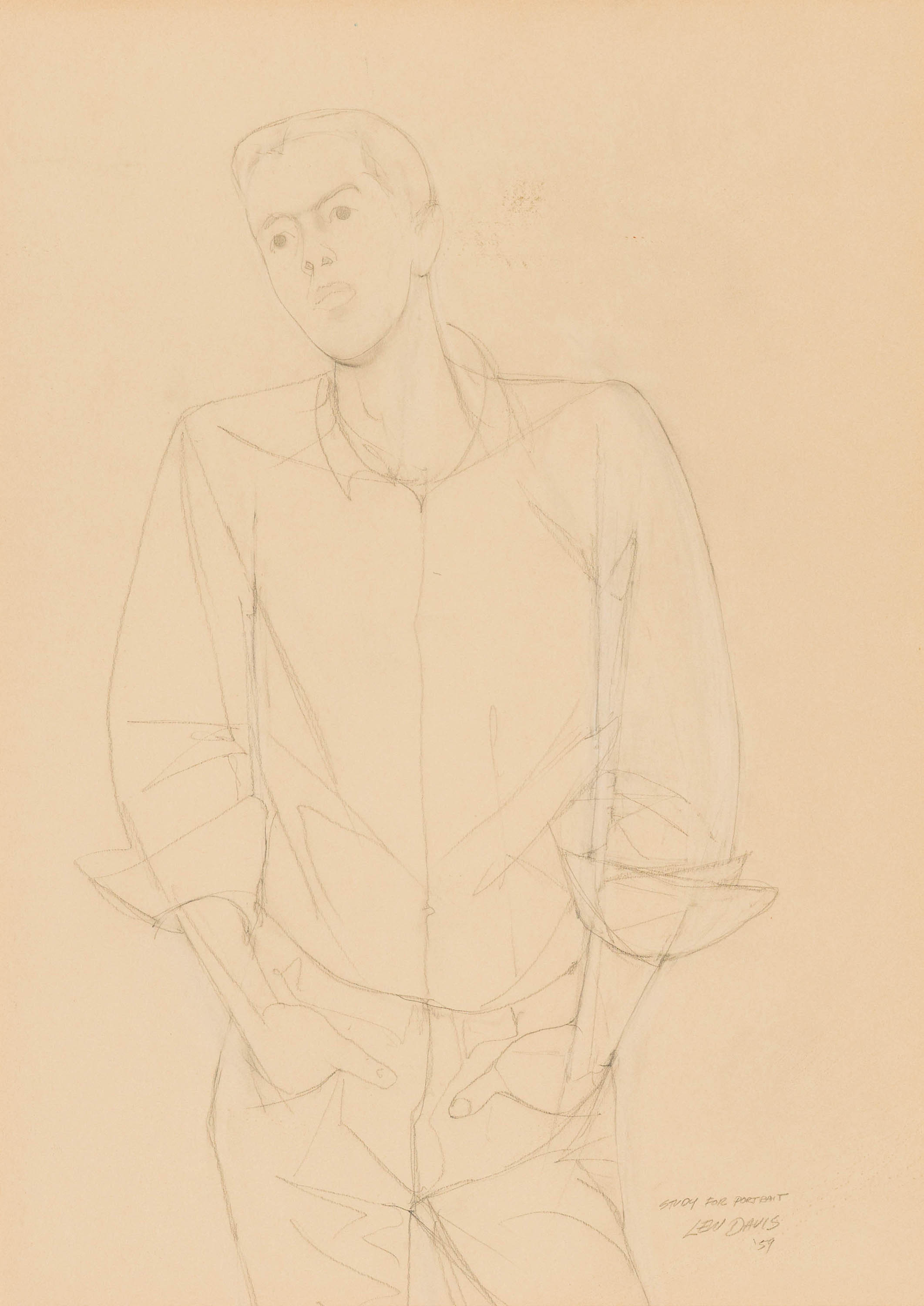 Study for a Portrait - Image 1 of 2