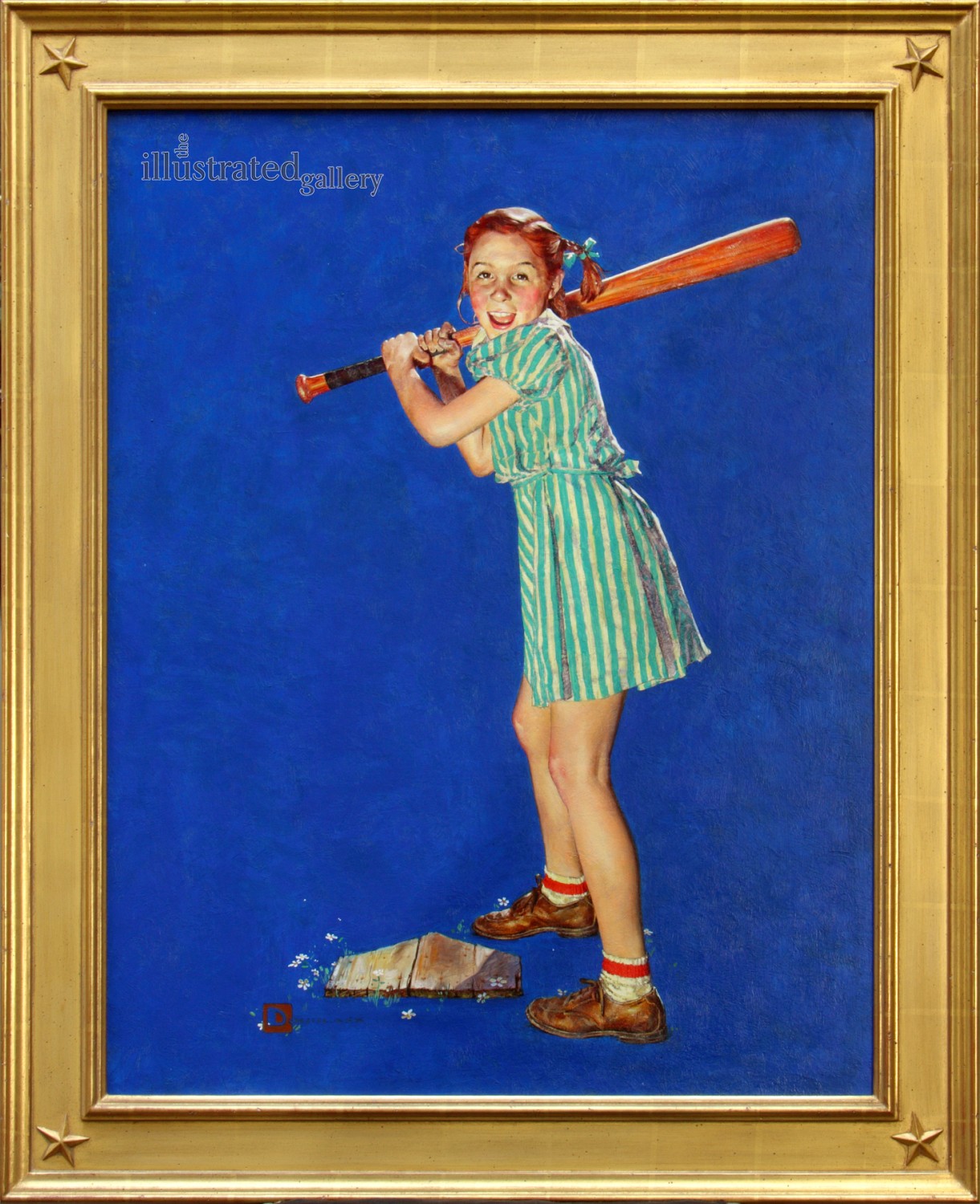 Up At Bat, Original Cover for The Saturday Evening Post - Image 2 of 2