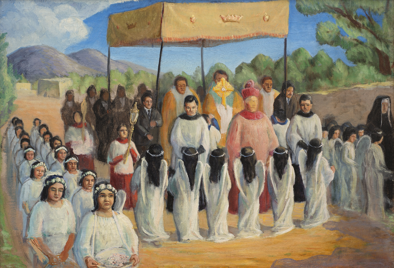 Procession at Cristo Rey