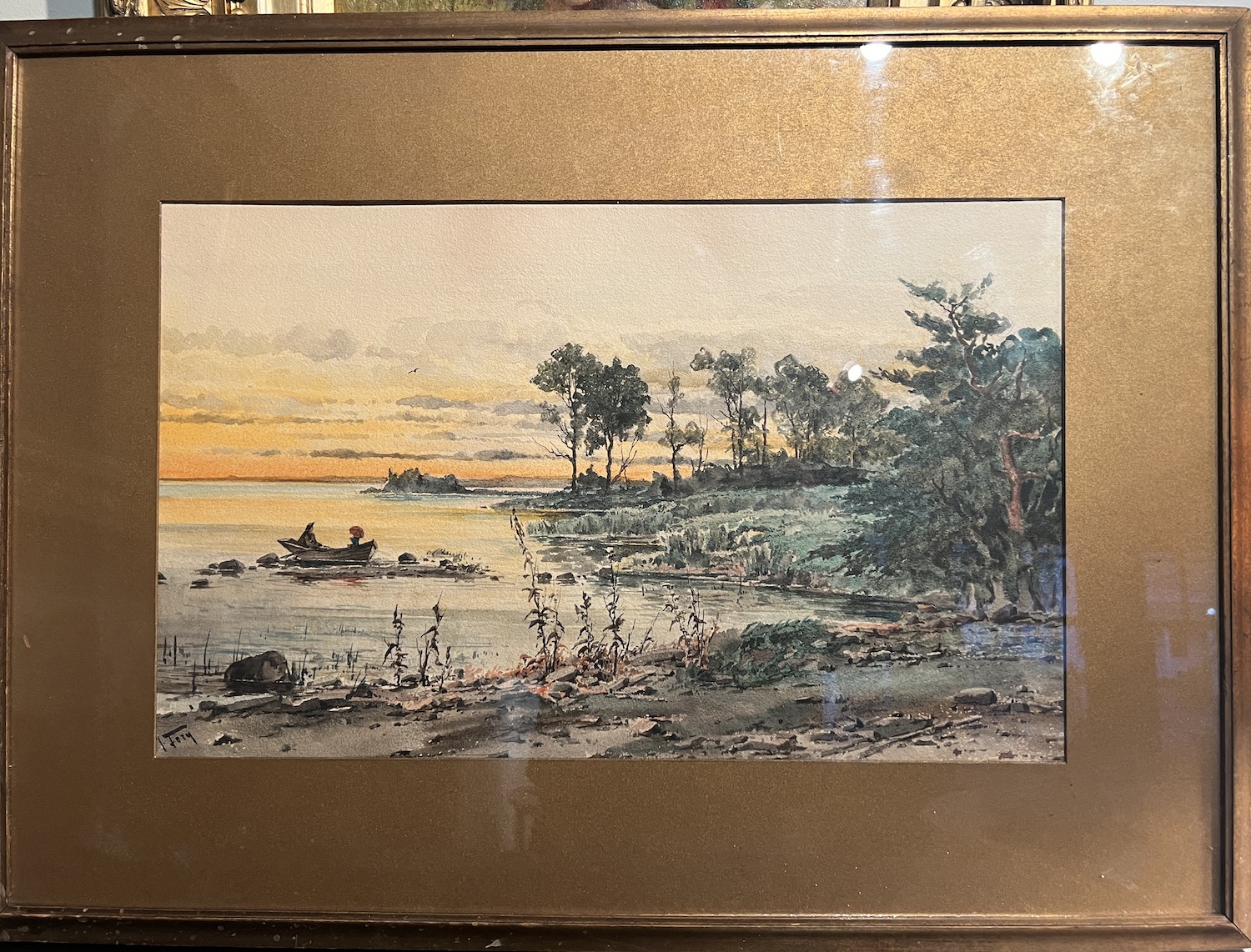 Boating at Sunset - Image 2 of 3