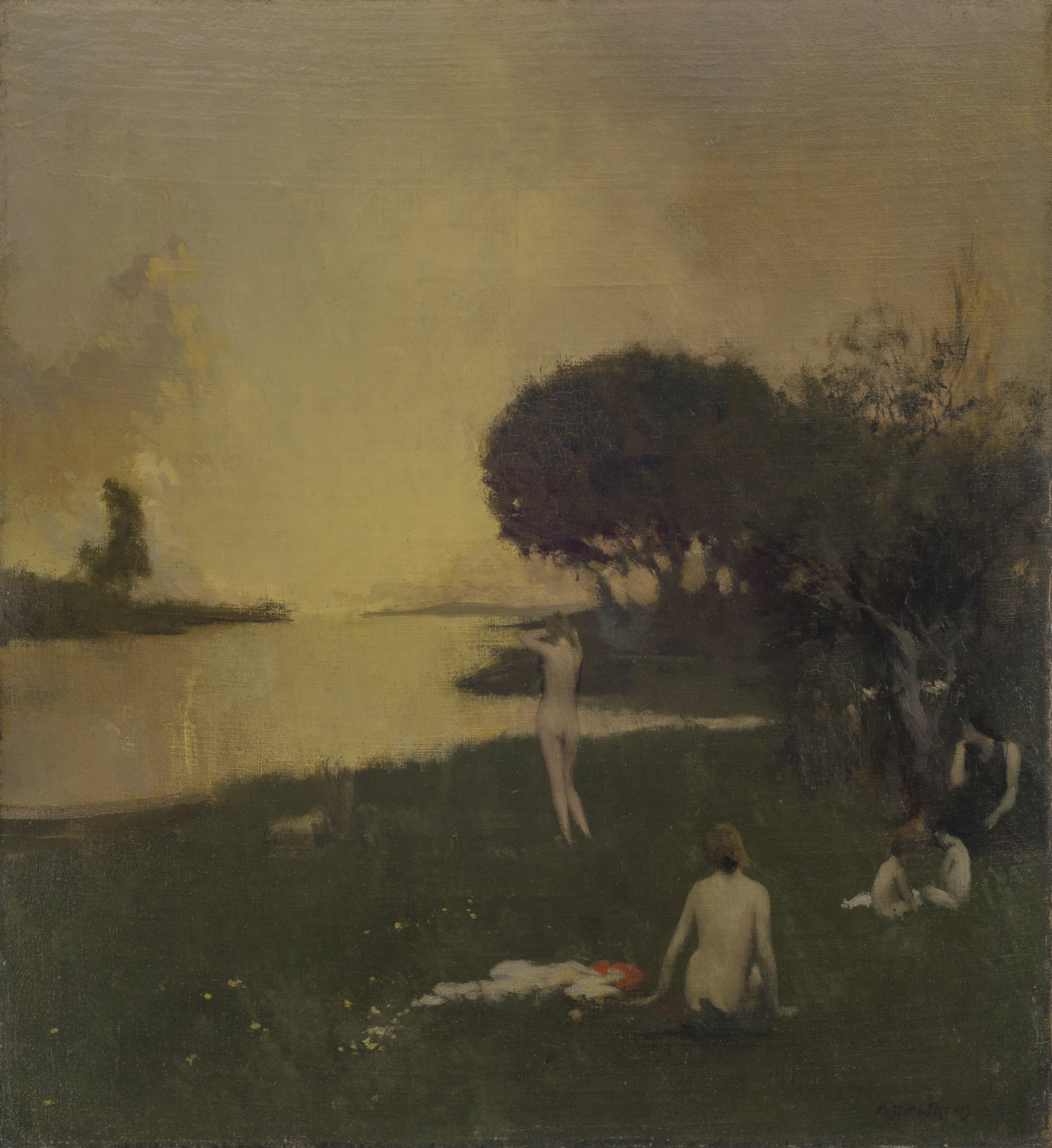 "The Bathers" (a.k.a. "Nudes in the Landscape") - Image 1 of 2