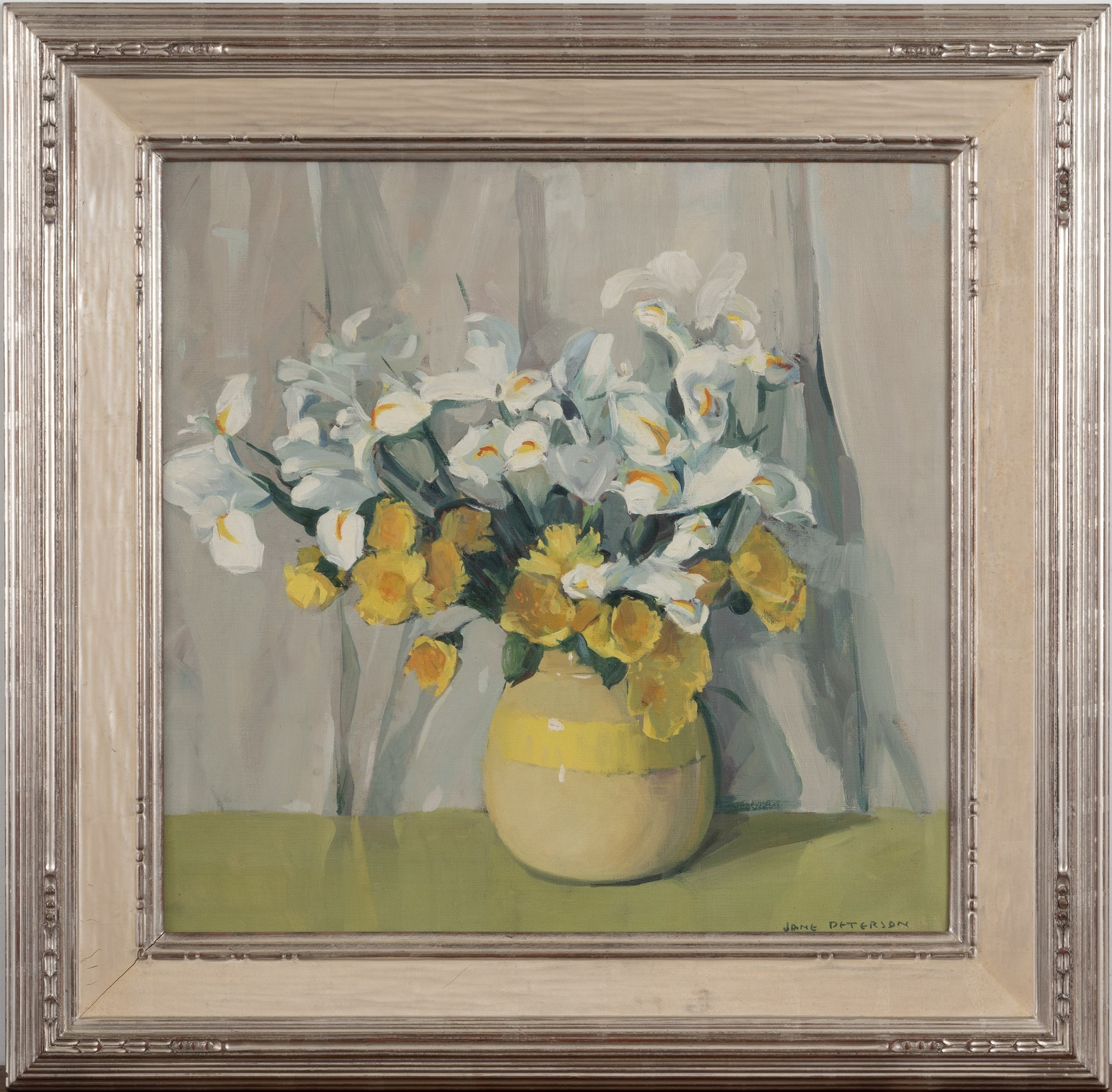 Arrangement with Irises and Poppies - Image 2 of 4
