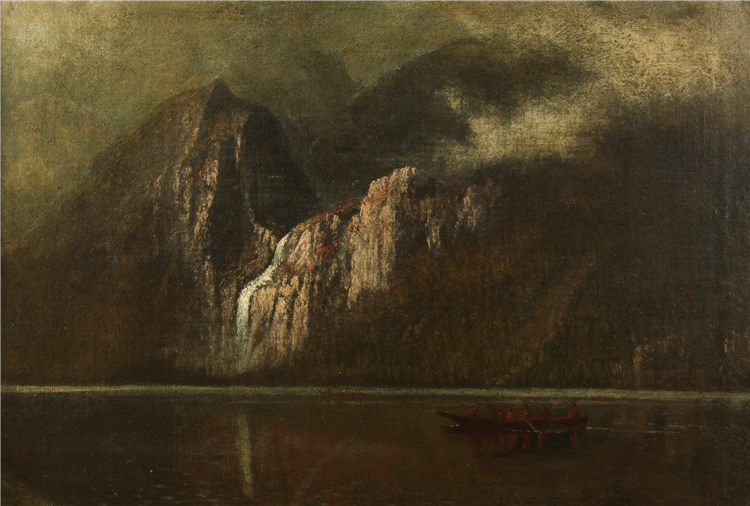 Dramatic Mountain Landscape with Lake - Image 3 of 4