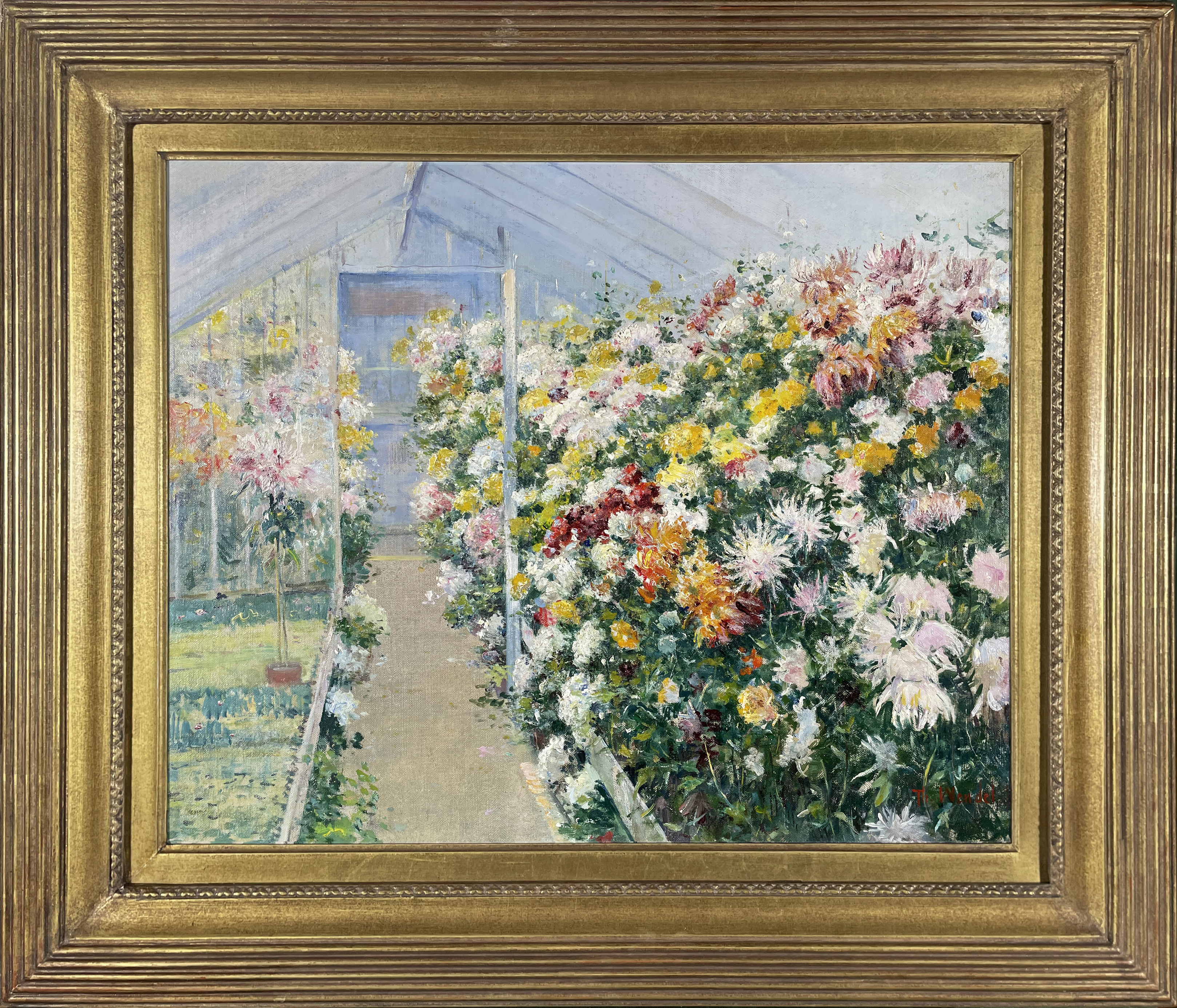 Flowers in a Greenhouse - Image 2 of 2