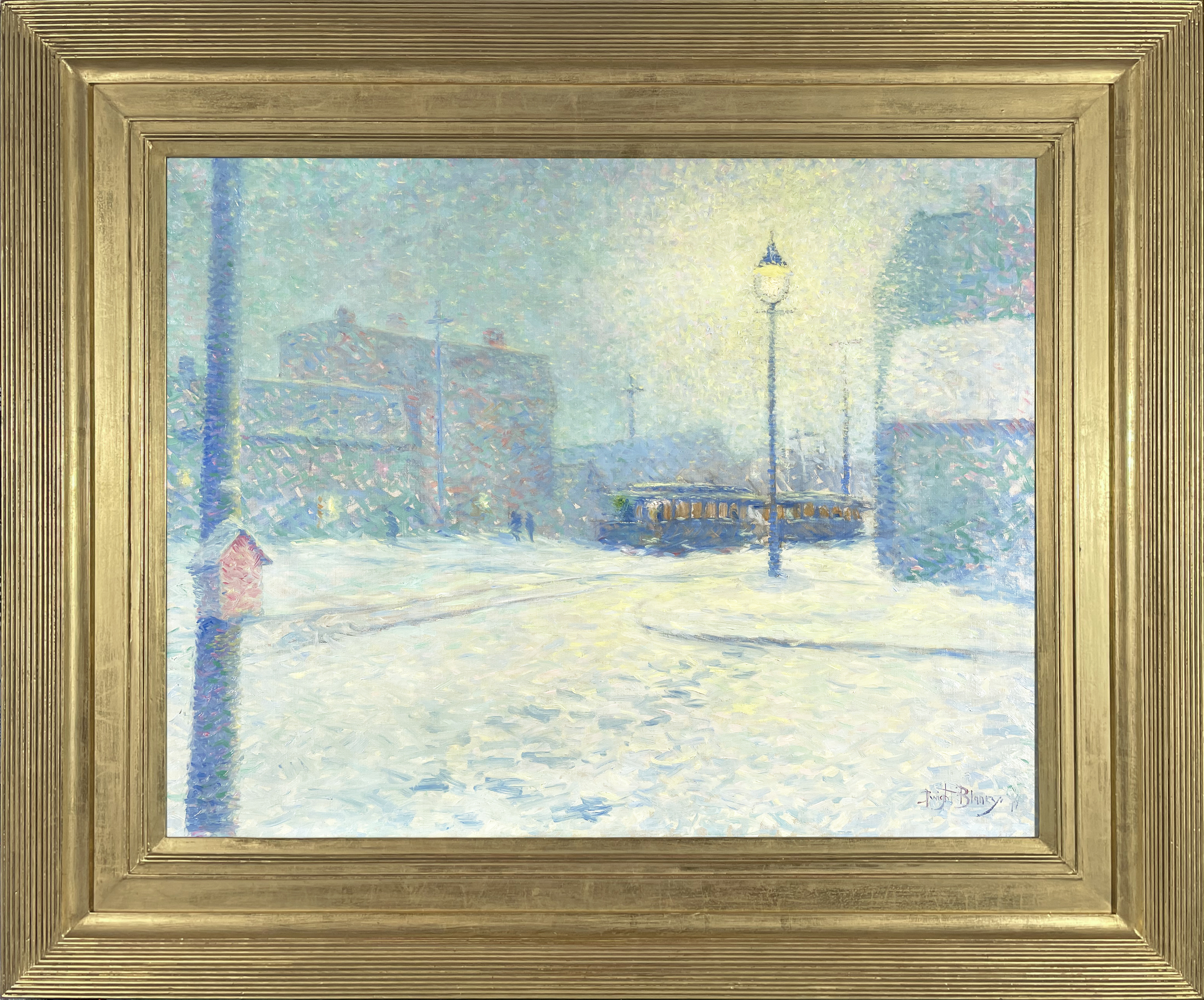 Brookline Village in Snow - Image 2 of 2