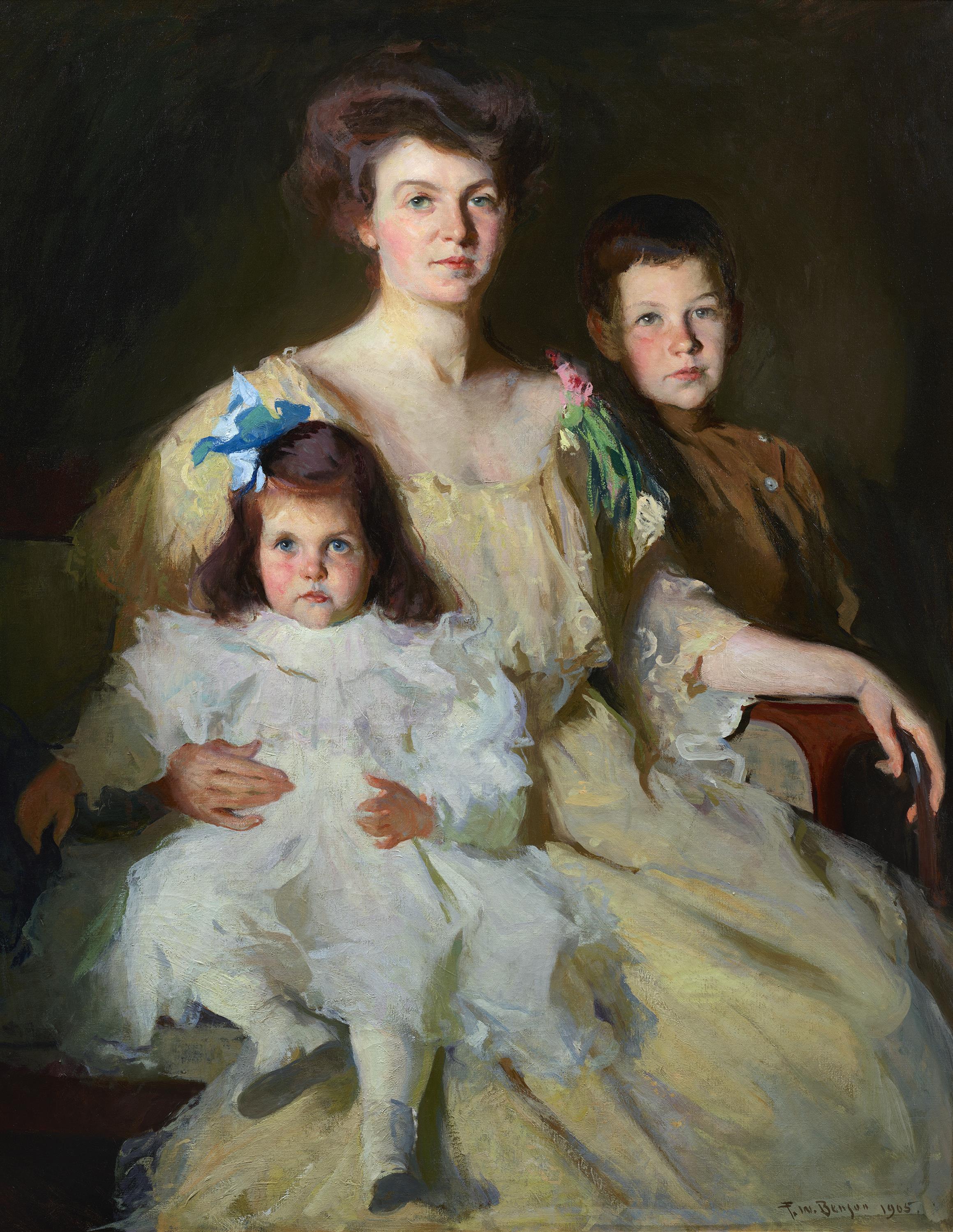 Mrs. Robert Jones Clark and Her Children